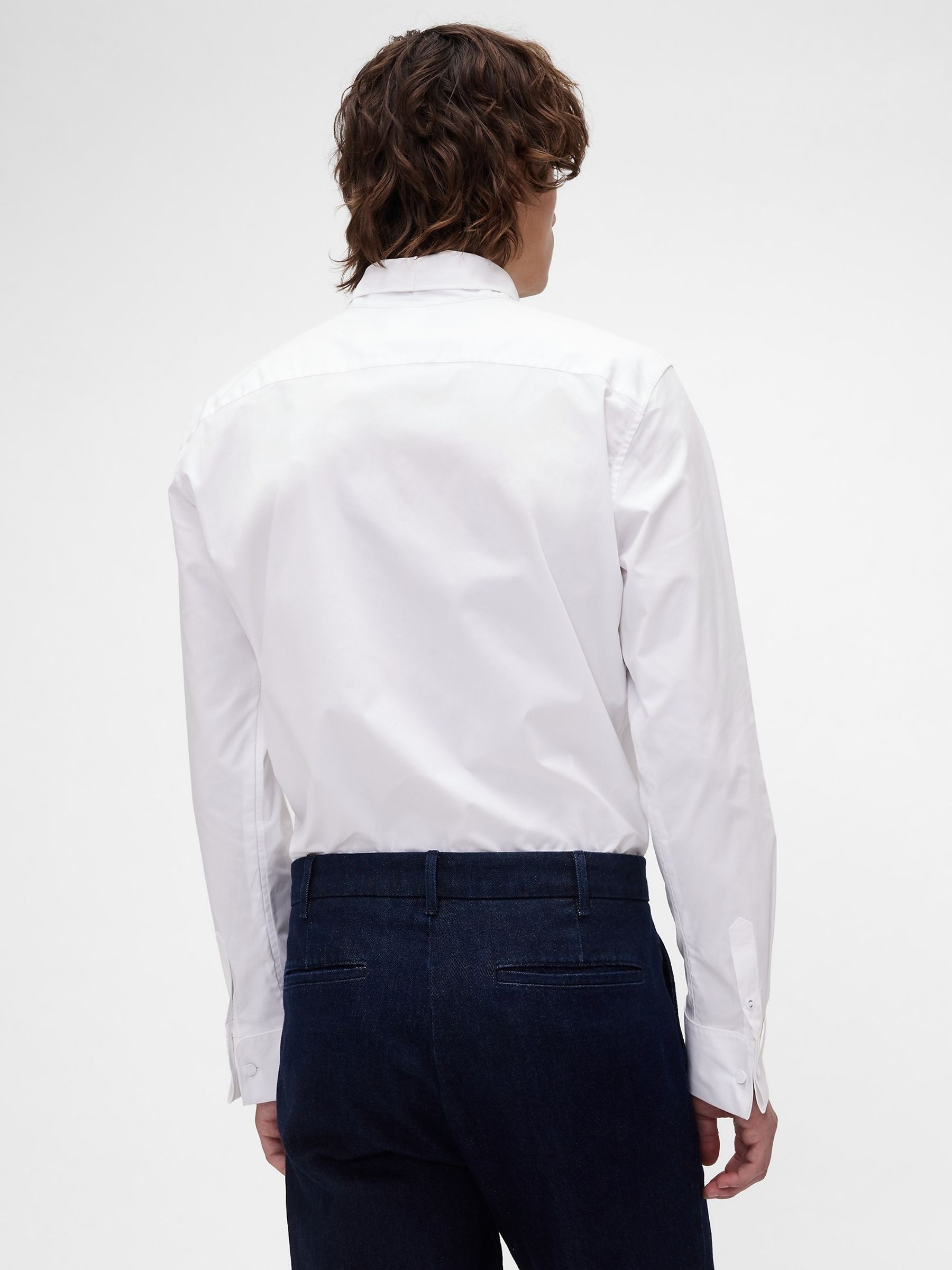 GapStudio White Poplin Shirt - Image 2 of 5