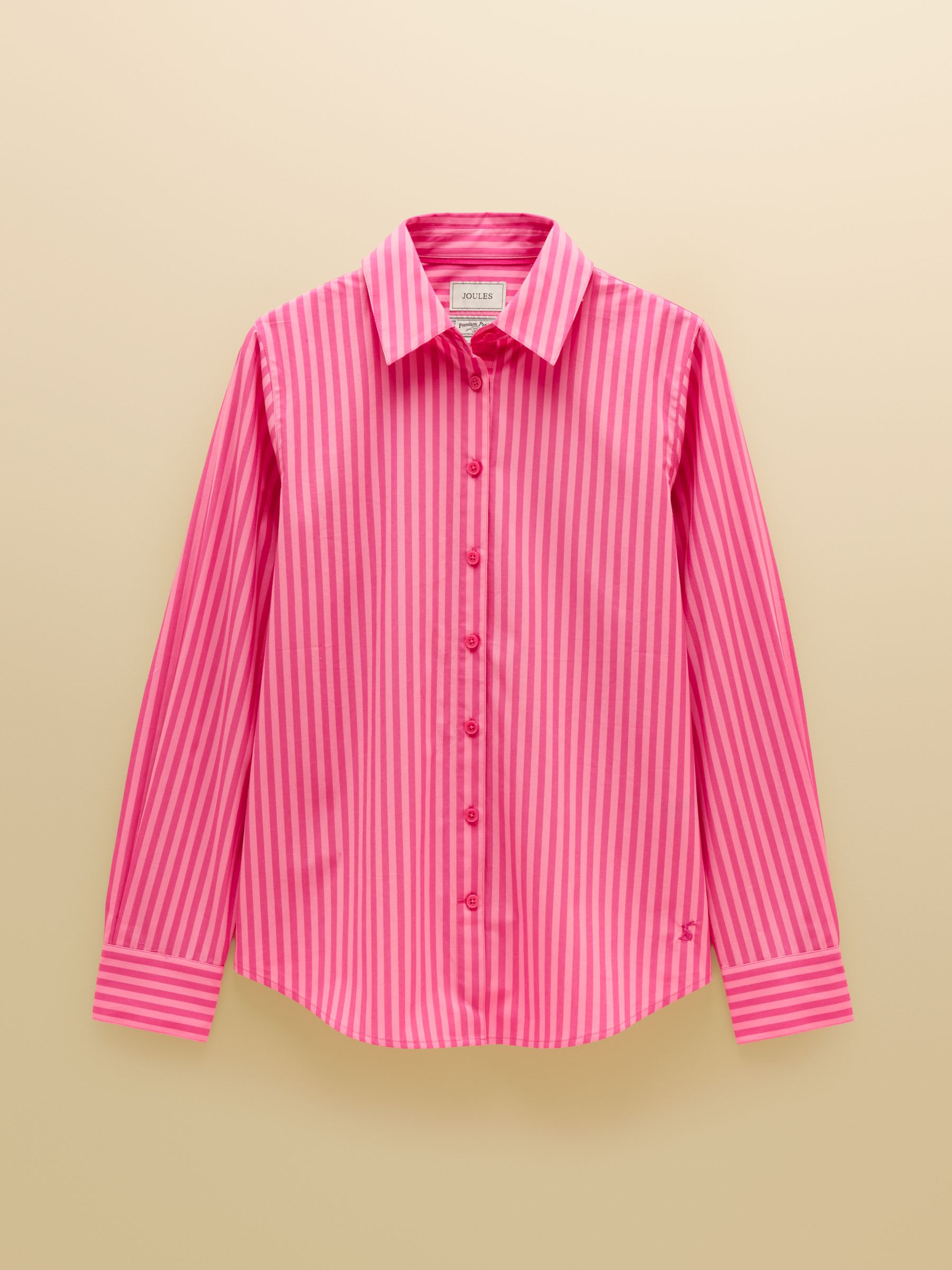 Pink Stripe Classic Poplin Shirt - Image 7 of 7
