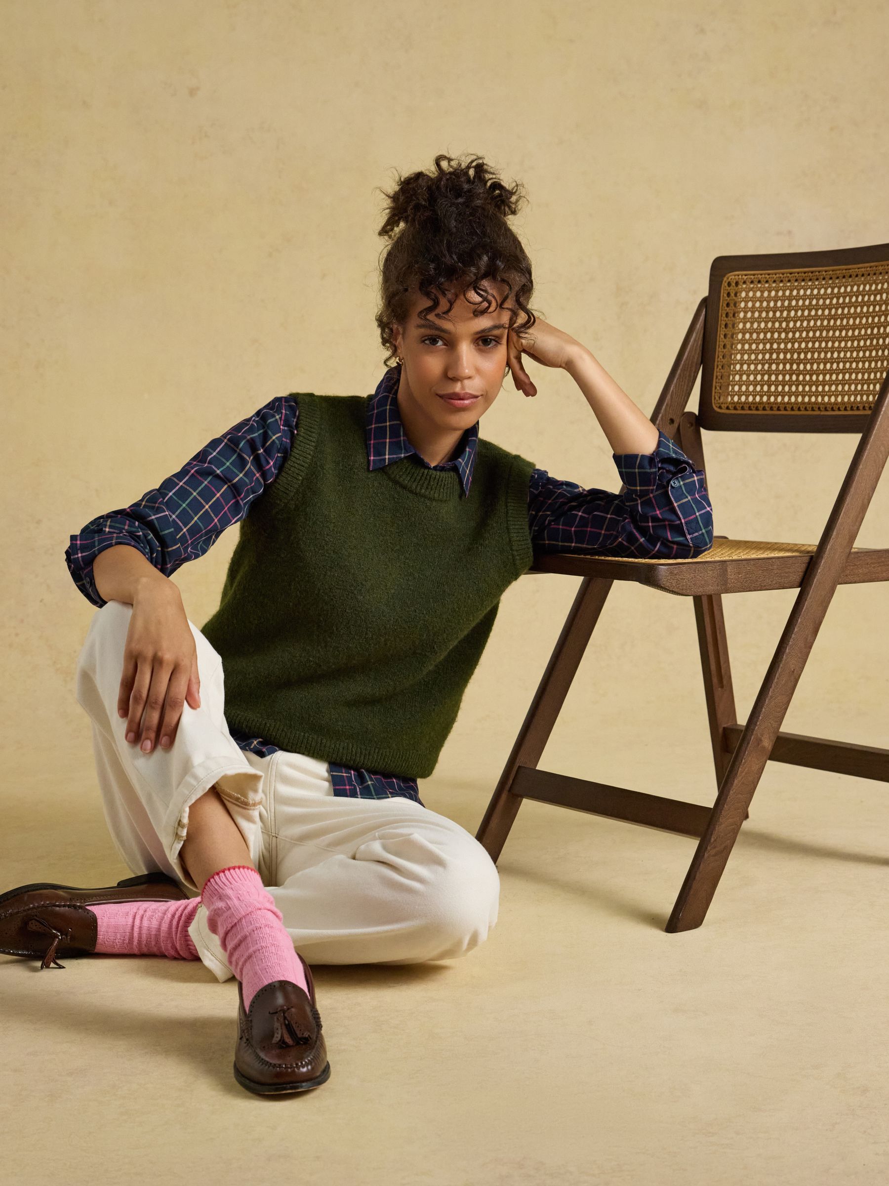 Boyfriend Oxford Navy Shirt - Image 3 of 8