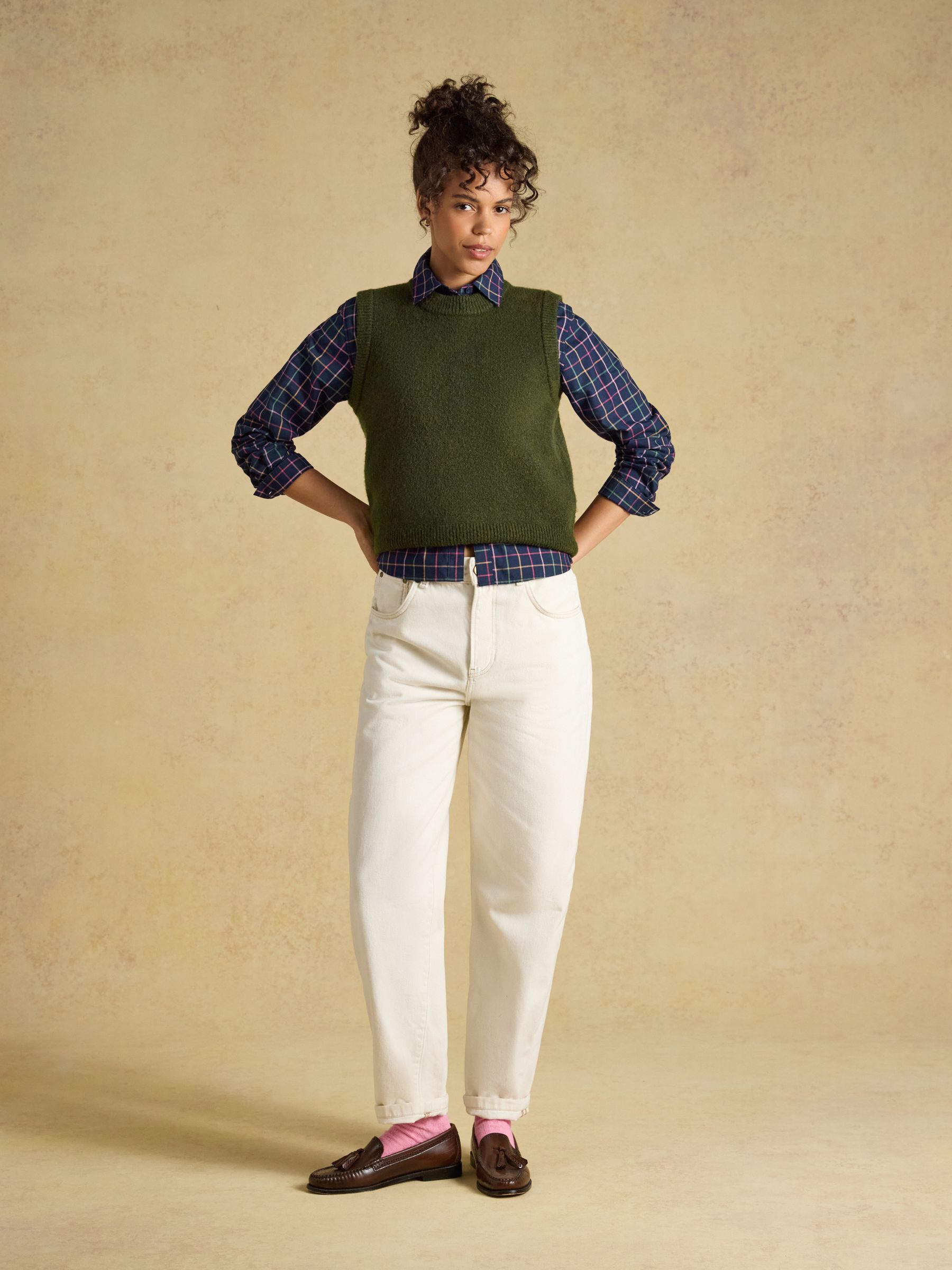 Boyfriend Oxford Navy Shirt - Image 6 of 8