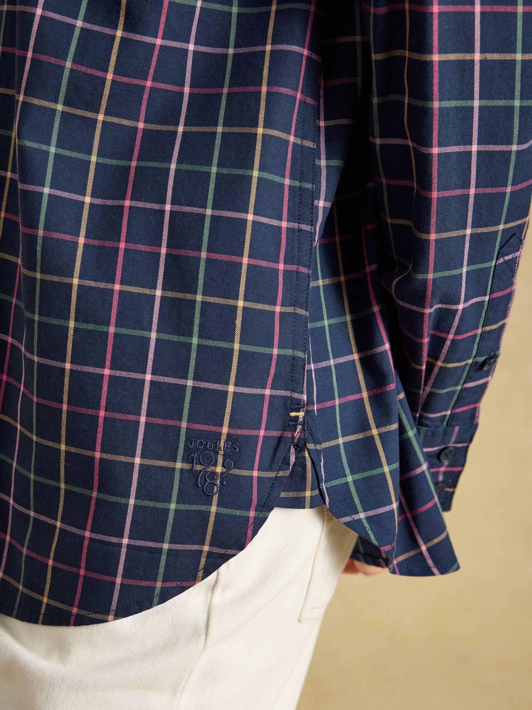 Boyfriend Oxford Navy Shirt - Image 7 of 8