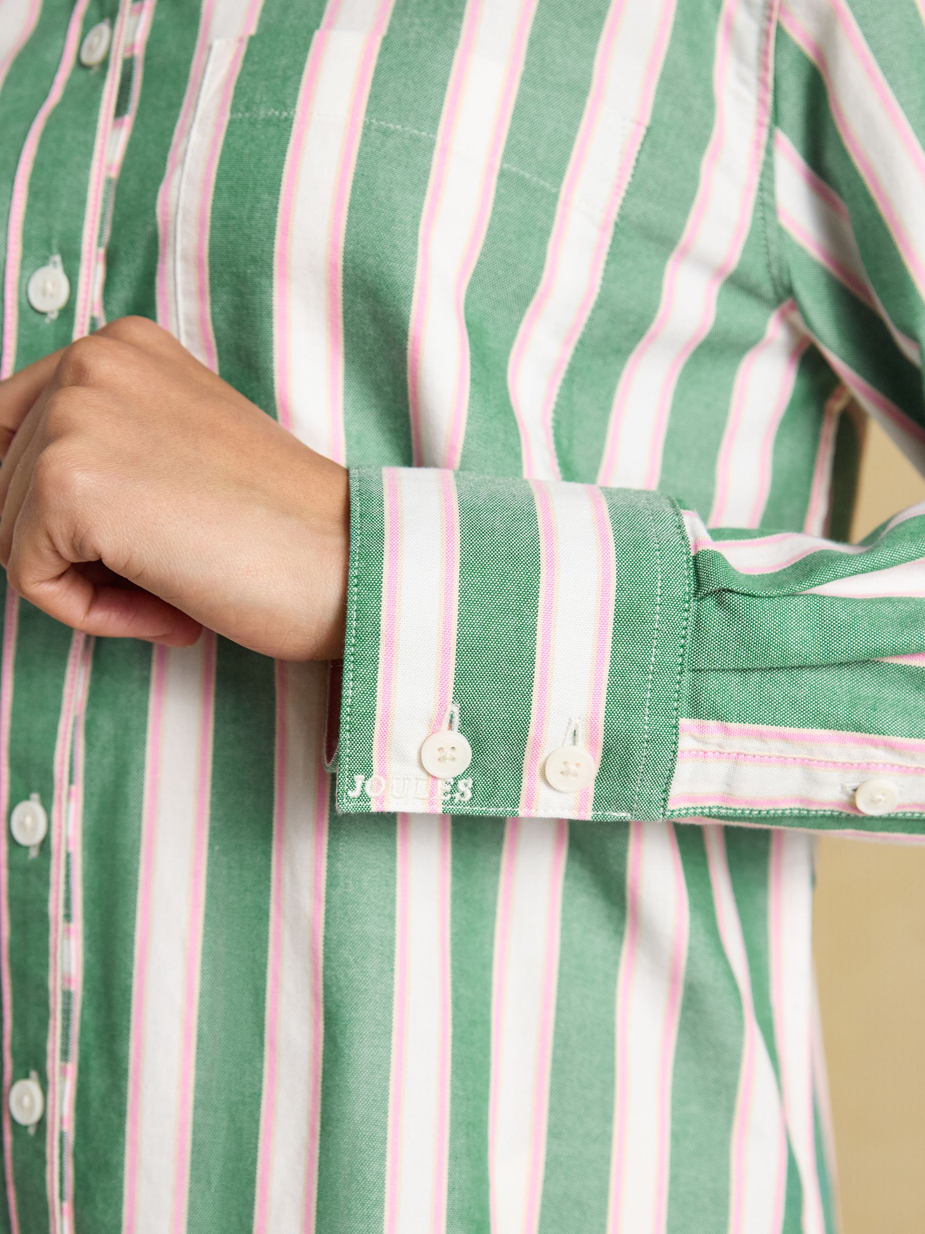 Boyfriend Oxford Green Shirt - Image 6 of 6