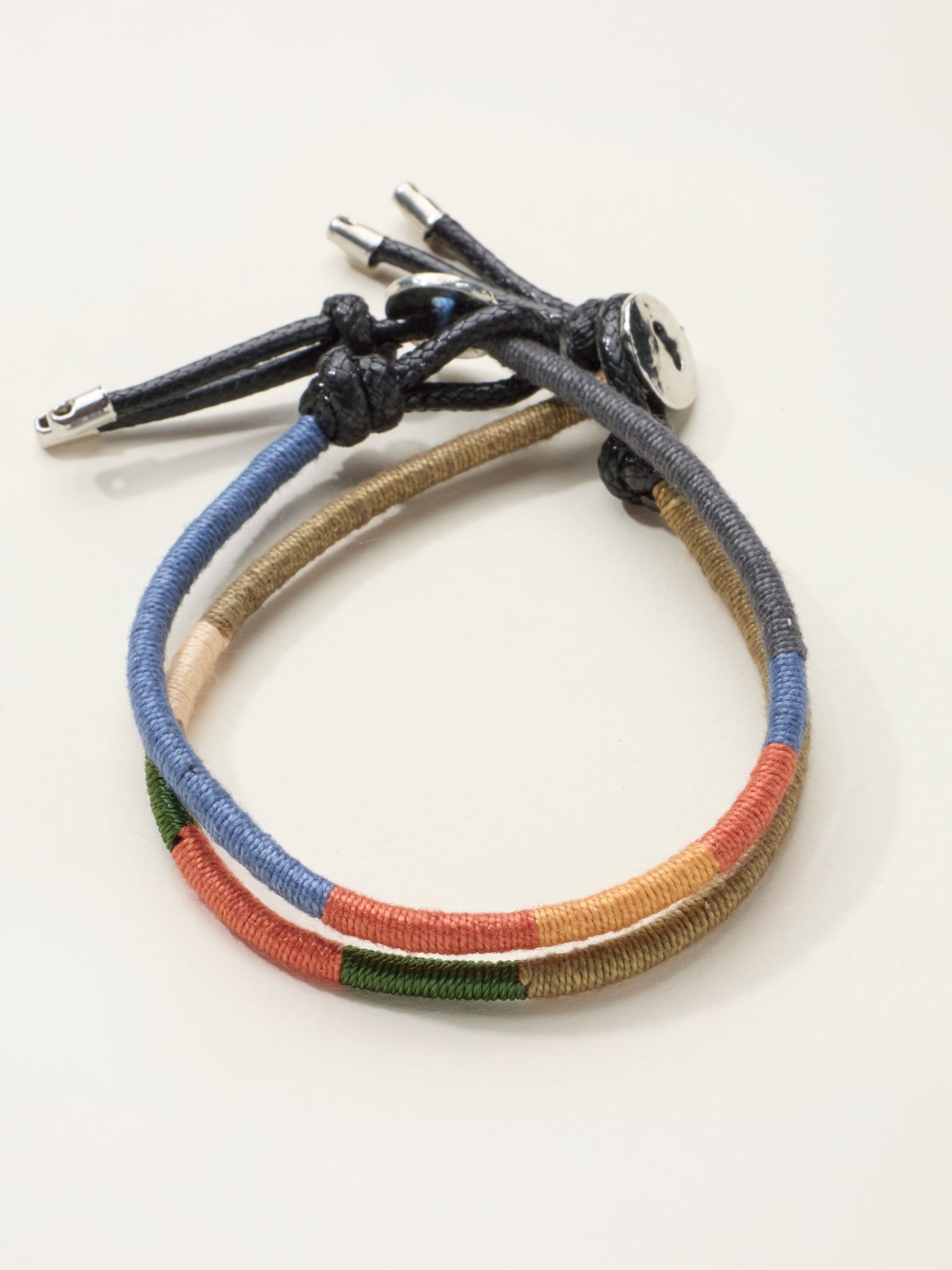 Multi Colour 2 Wrapped Bracelets - Image 1 of 2