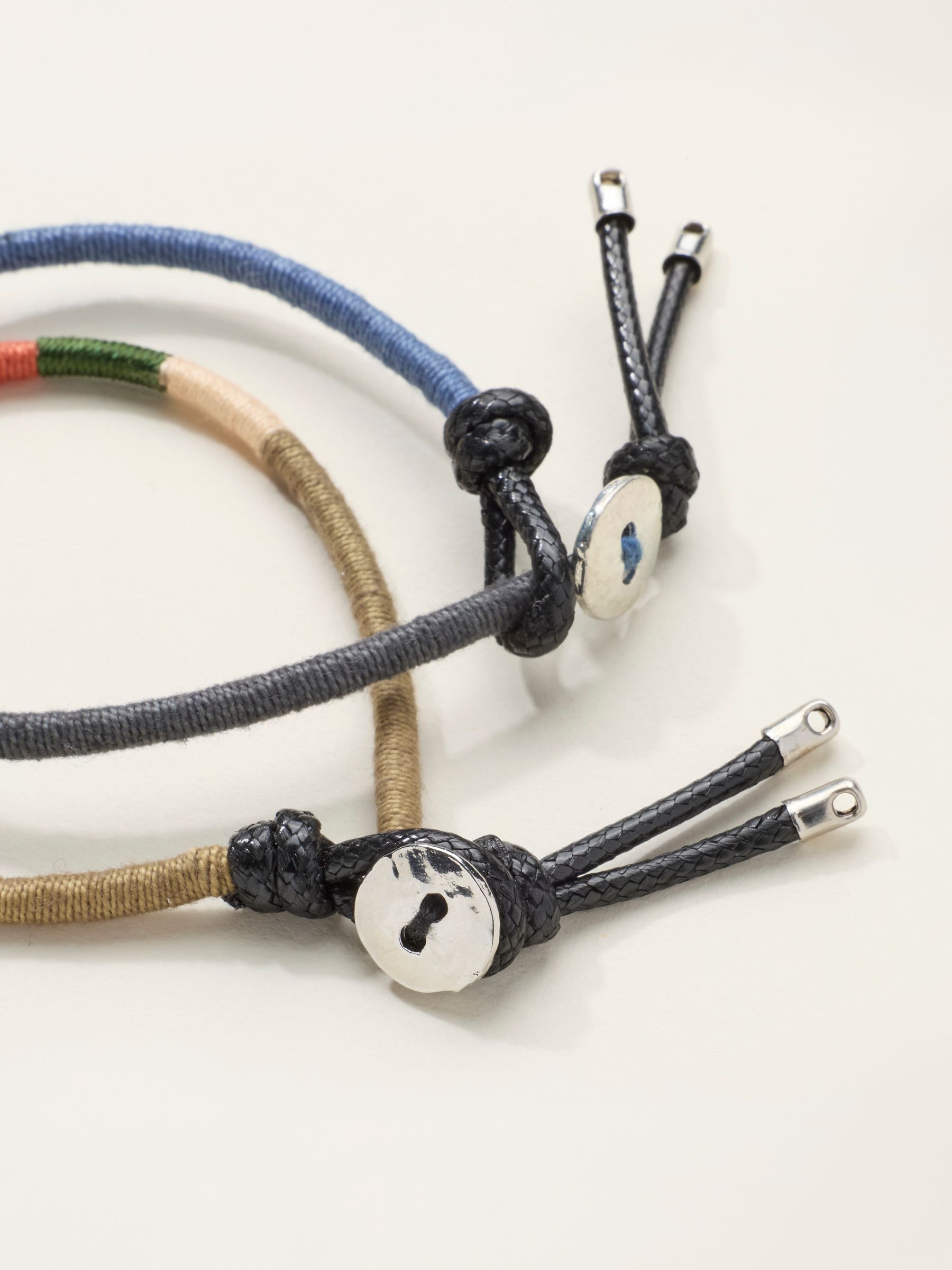 Multi Colour 2 Wrapped Bracelets - Image 2 of 2