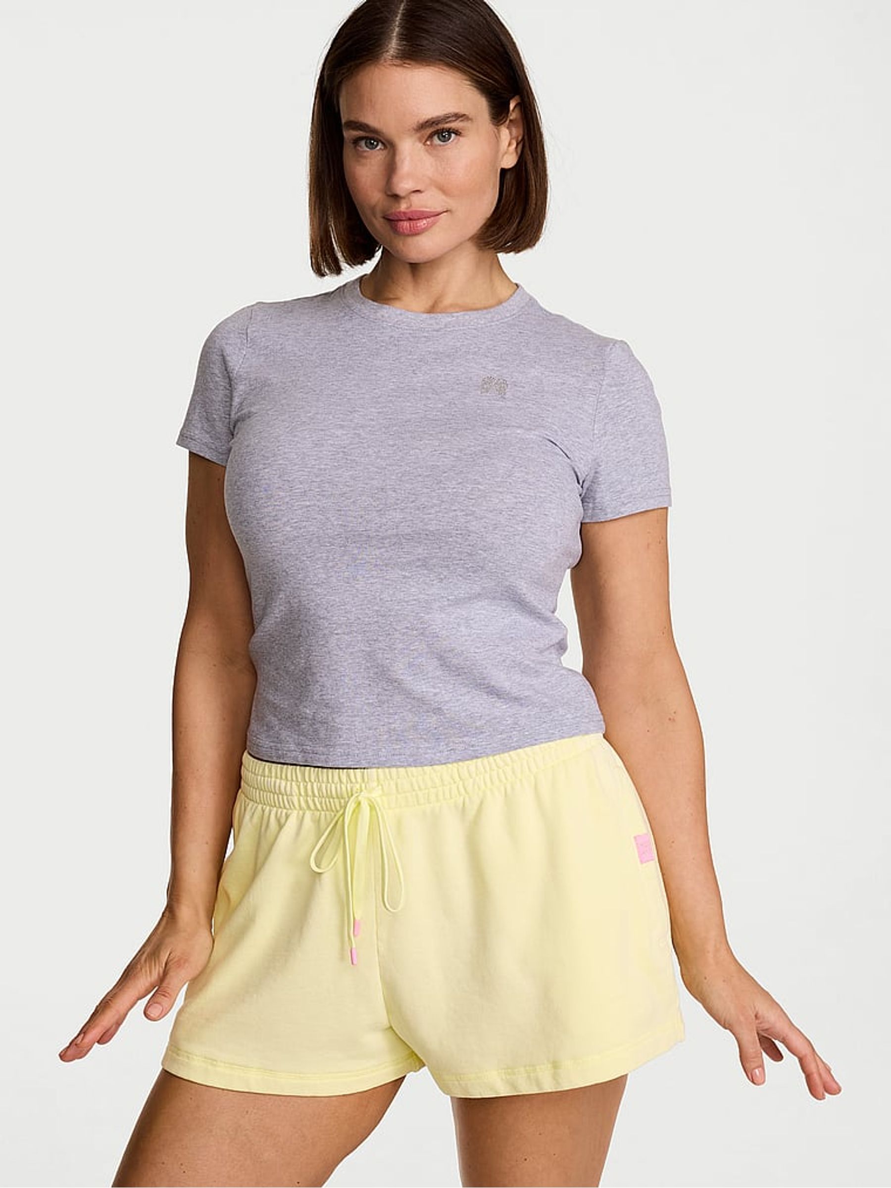 Lemonade Yellow Terry Shorts - Image 1 of 2