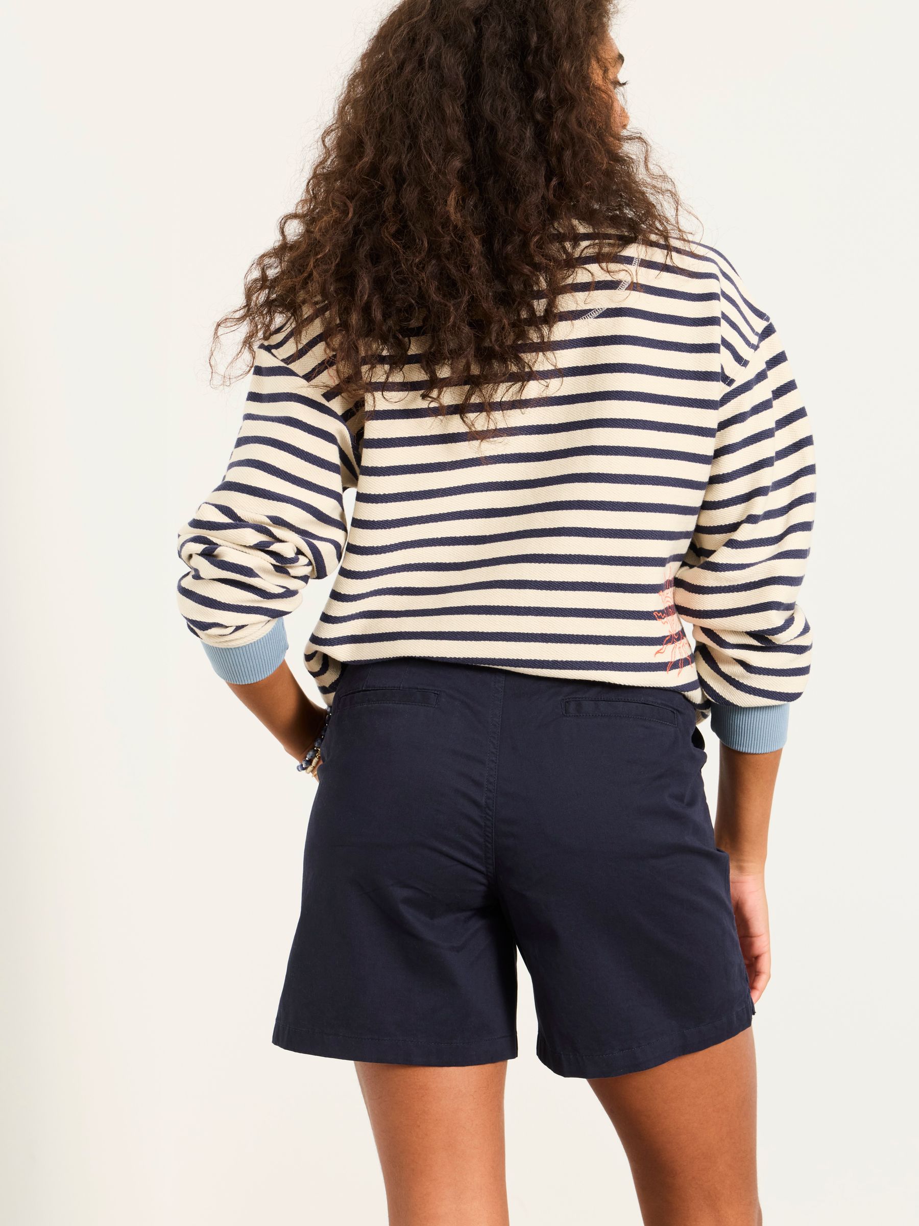 Elsham Navy Chino Shorts - Image 2 of 6