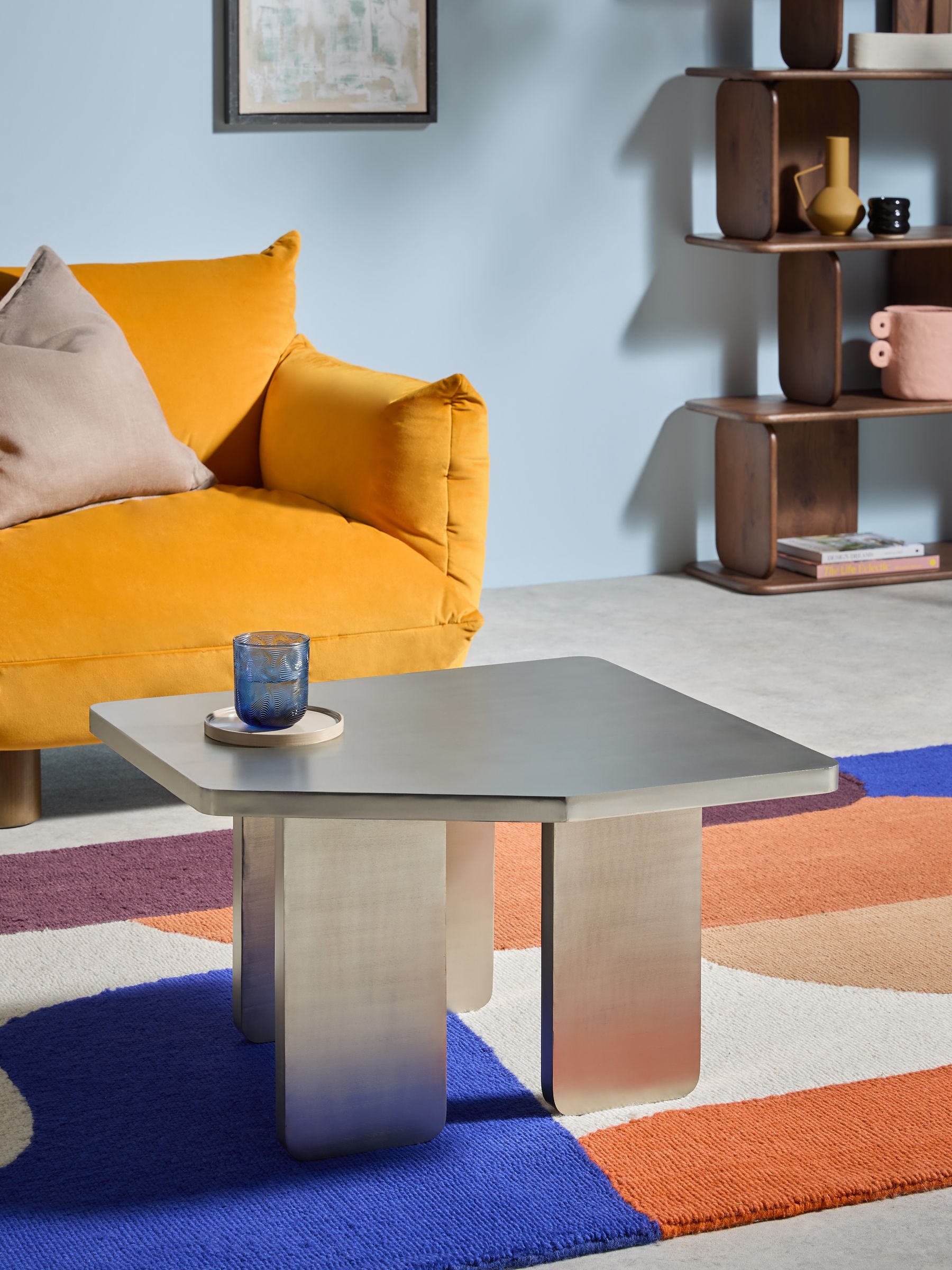 Kiara Coffee Table in Metal - Image 1 of 6