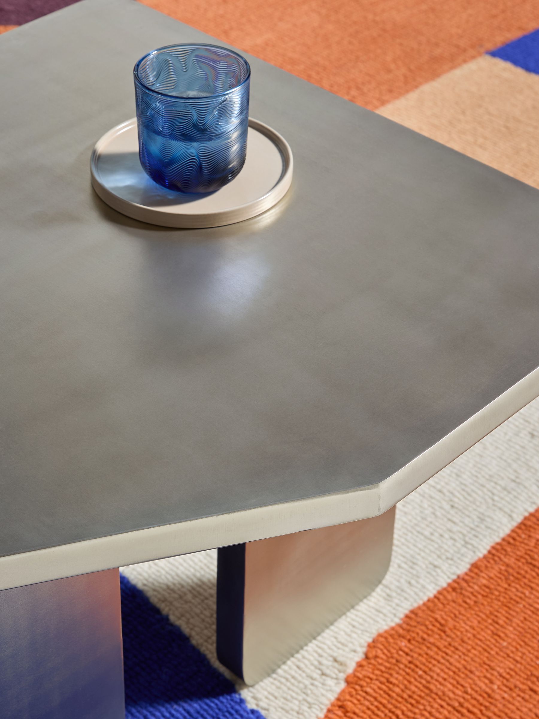 Kiara Coffee Table in Metal - Image 3 of 6