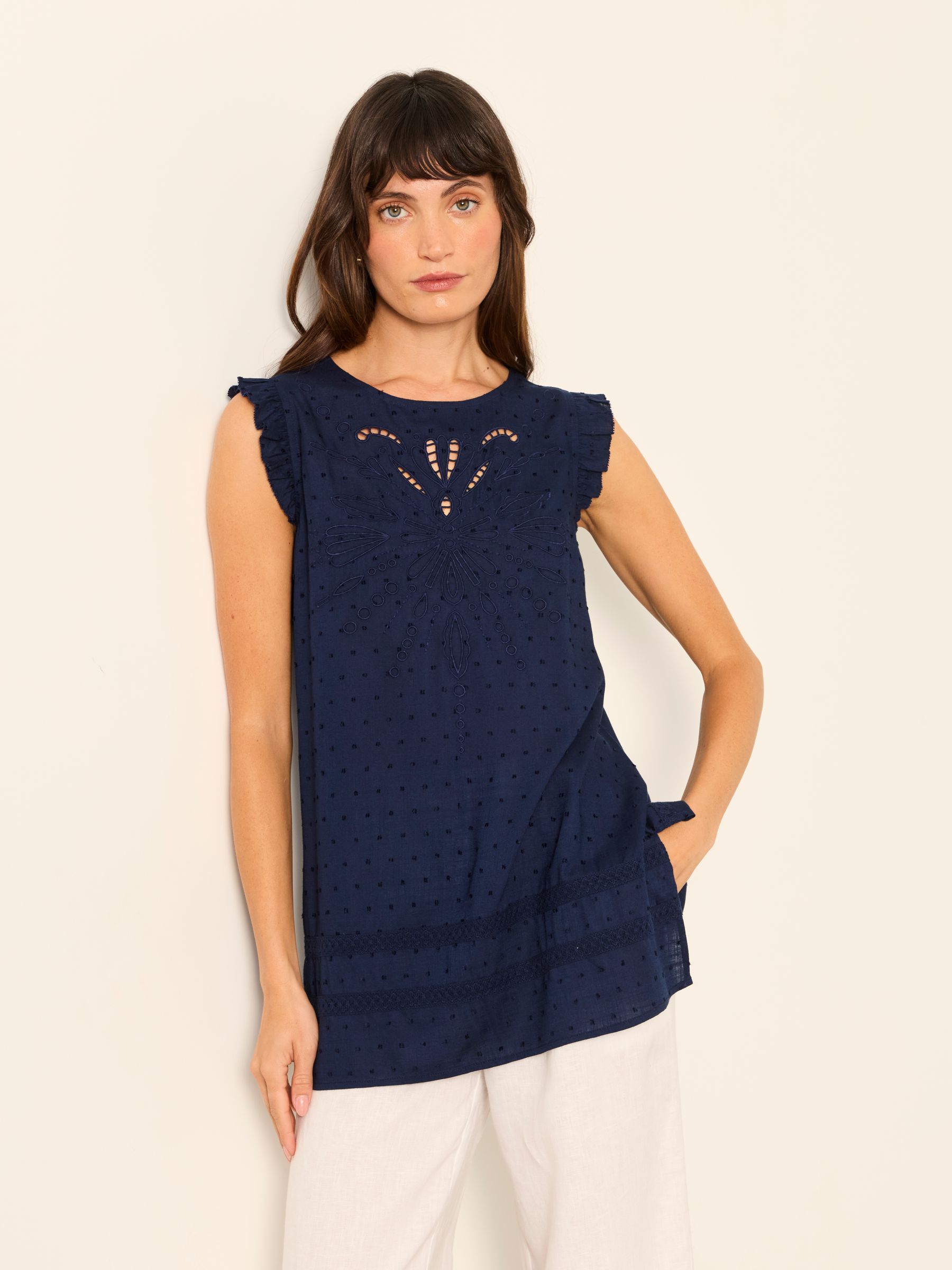 Navy Regular Vita Tunic - Image 1 of 6 Navy Regular Vita Tunic - Image 1 of 6