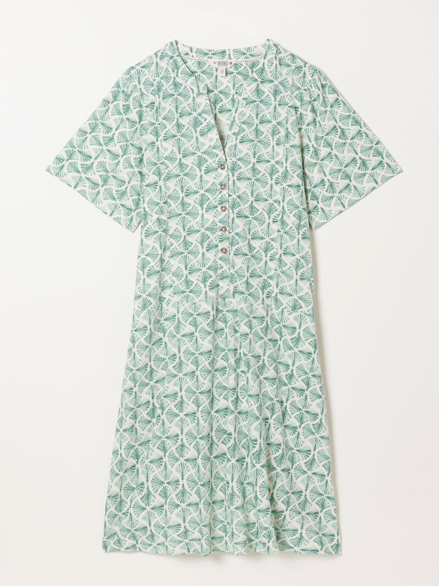 Maggie Ivory Fan Geo Petite Jersey Dress - Image 6 of 6