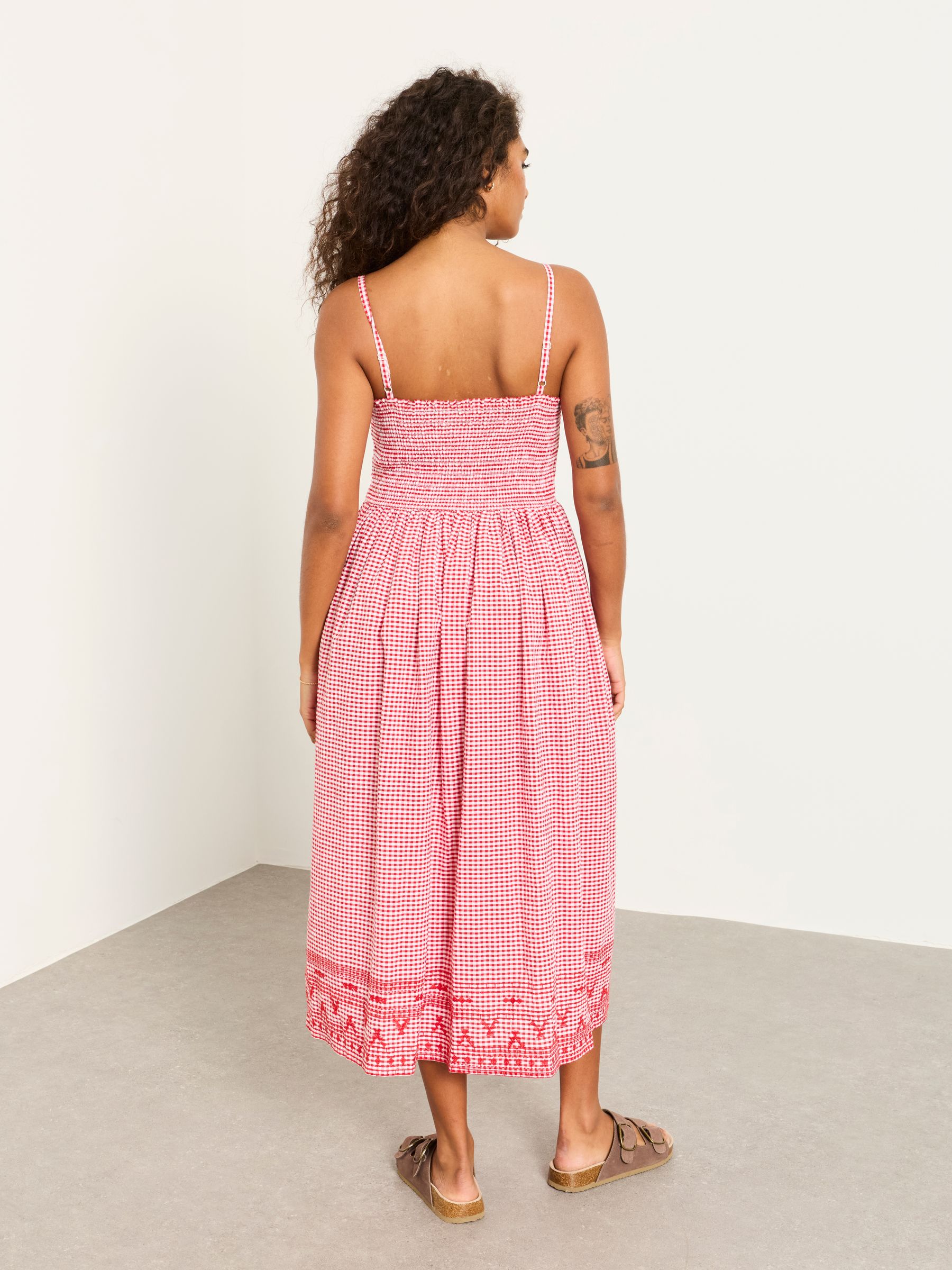 Emmy Red Petite Midi Dresses - Image 2 of 6