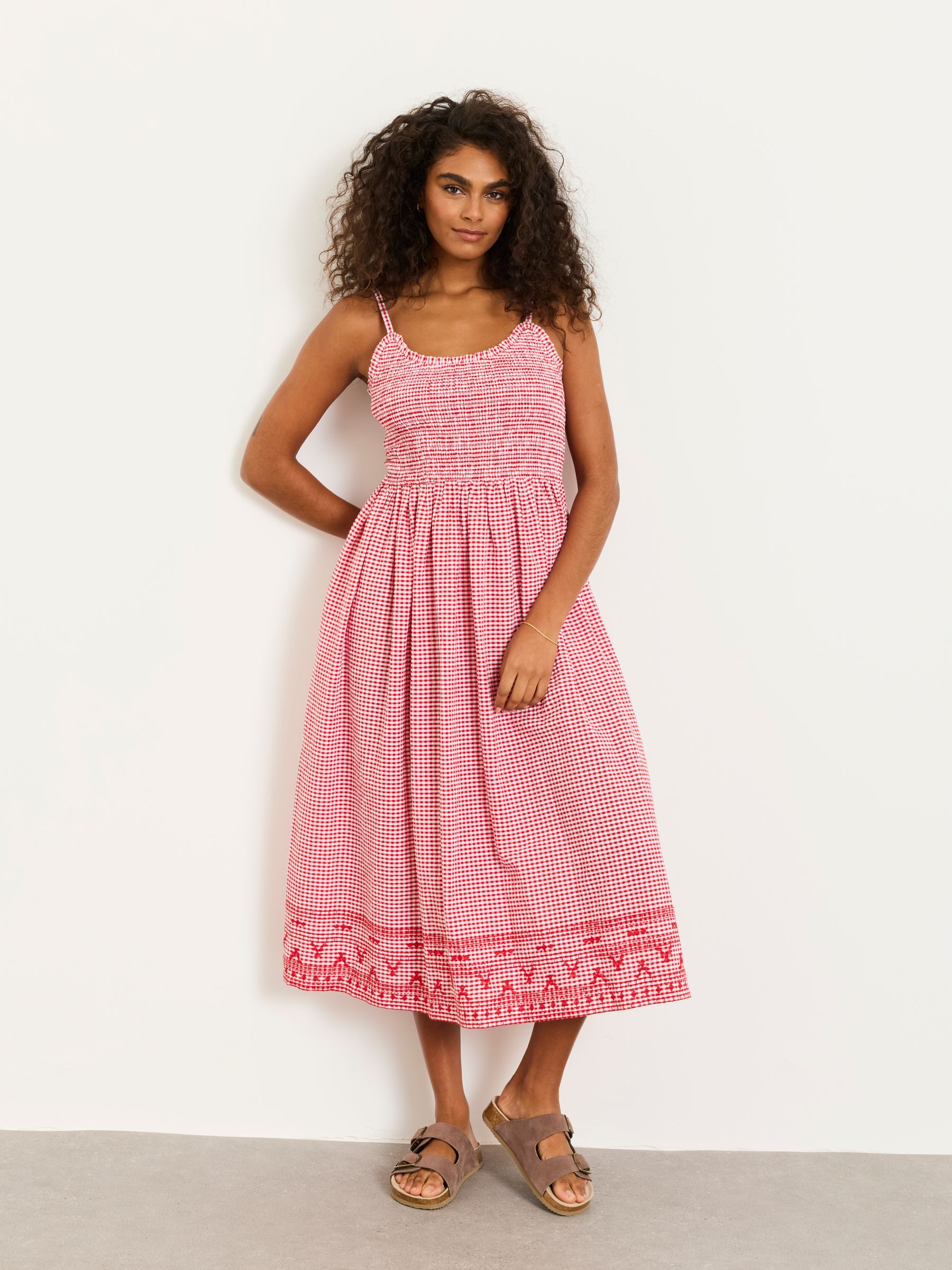 Emmy Red Petite Midi Dresses - Image 4 of 6