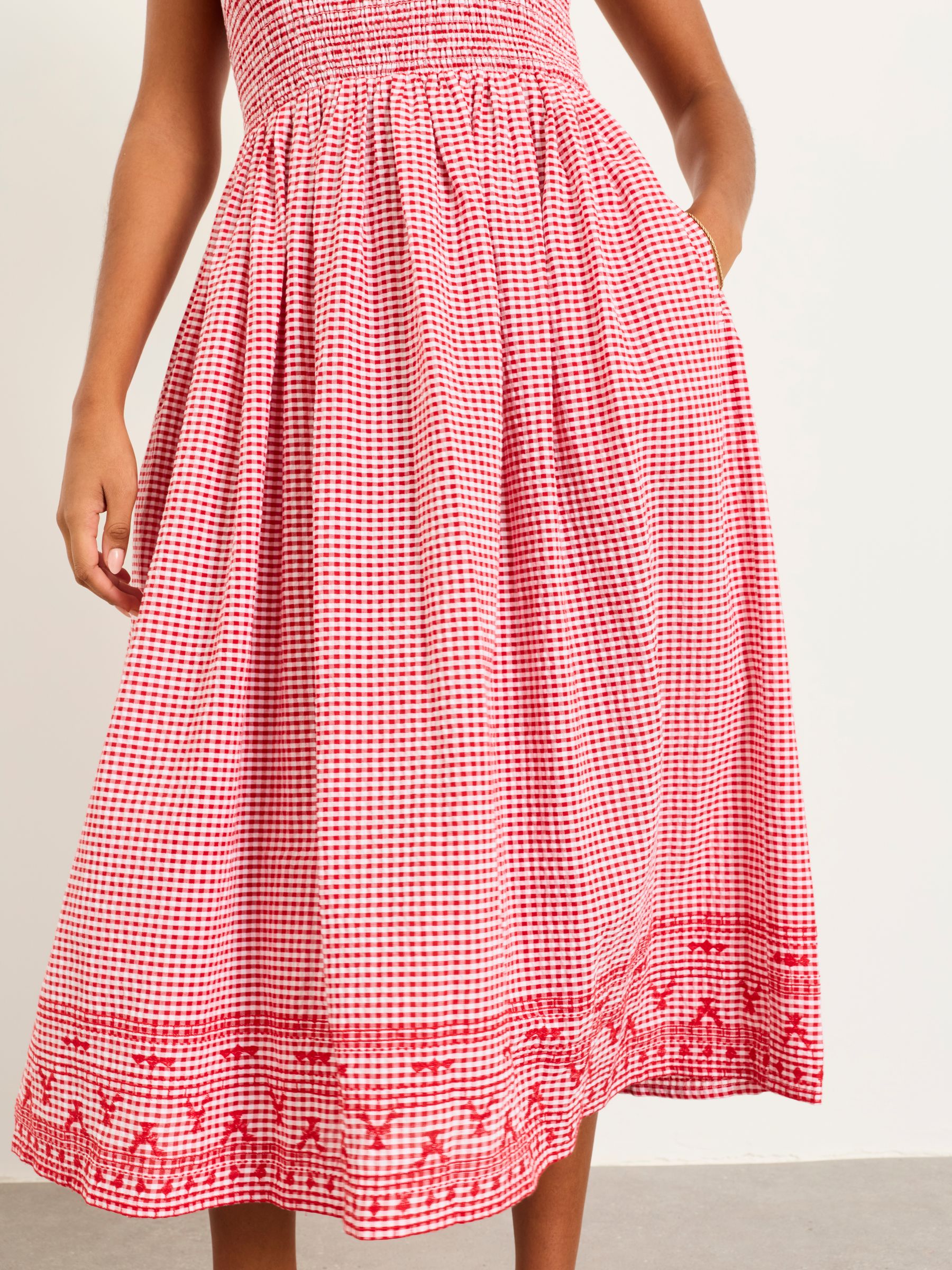 Emmy Red Petite Midi Dresses - Image 5 of 6