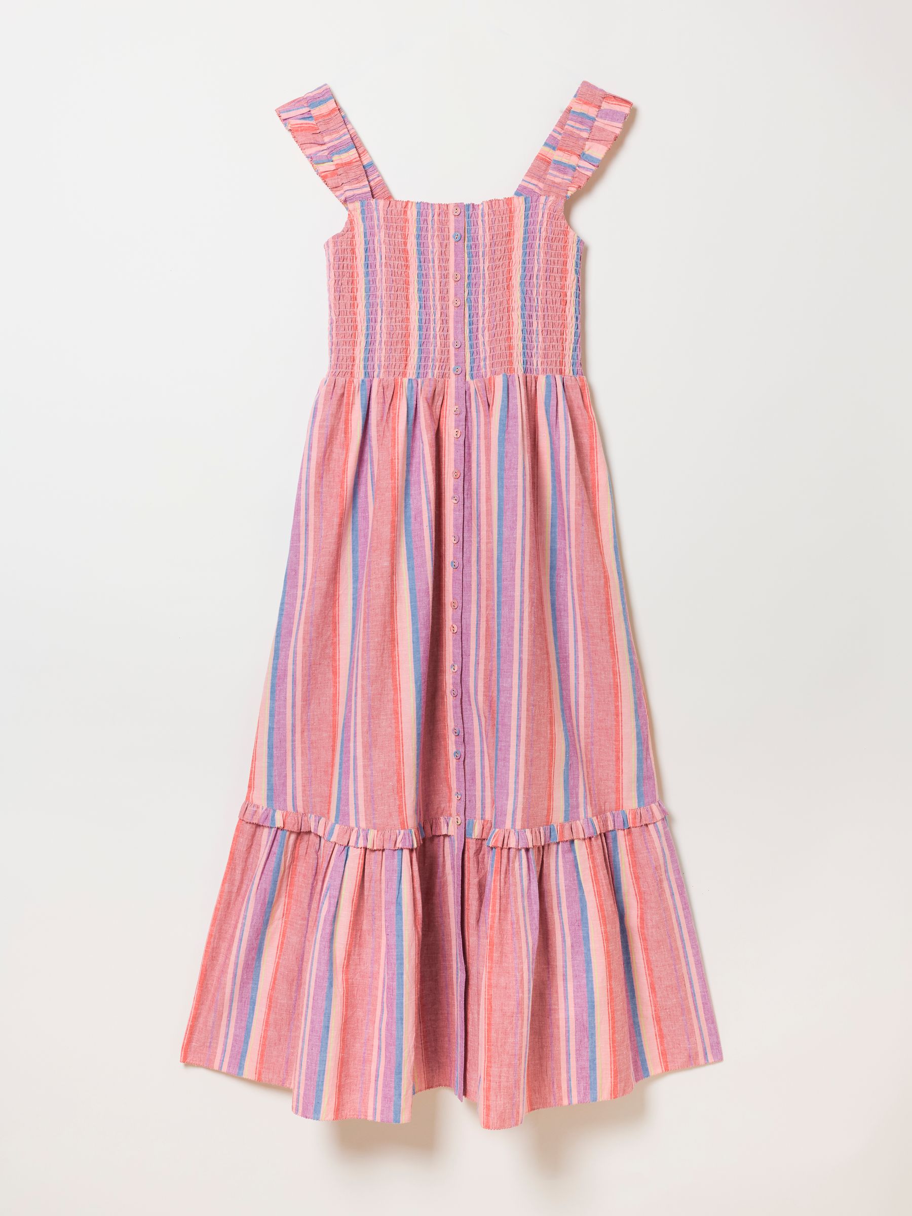 Eva Pink Petite Midi Dress - Image 6 of 6