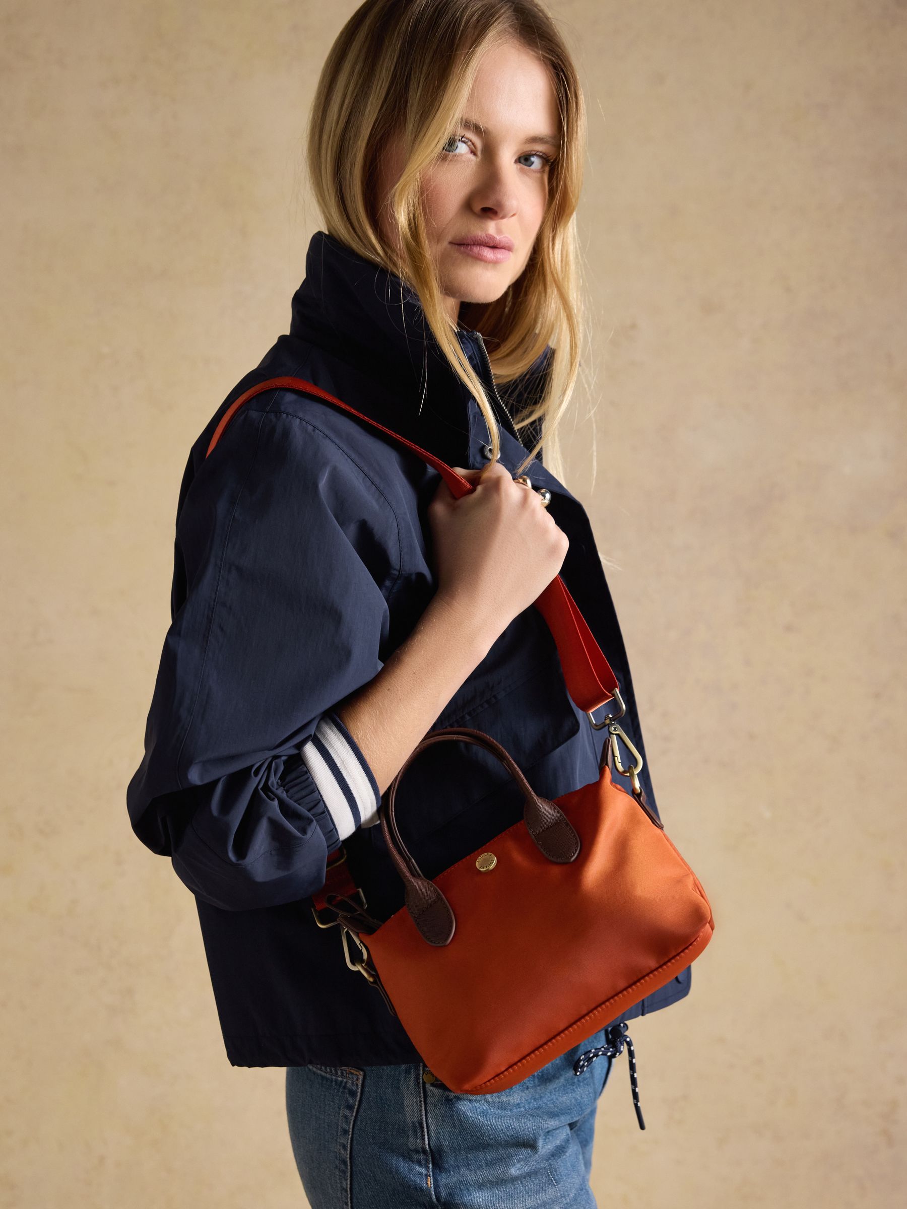 Edie Orange Crossbody Handbag - Image 4 of 9