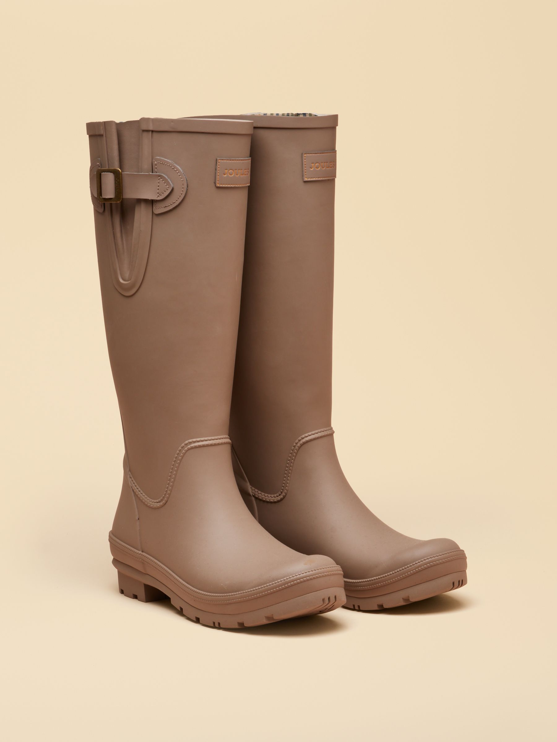 Houghton Mink Brown Adjustable Tall Wellies - Image 1 of 6