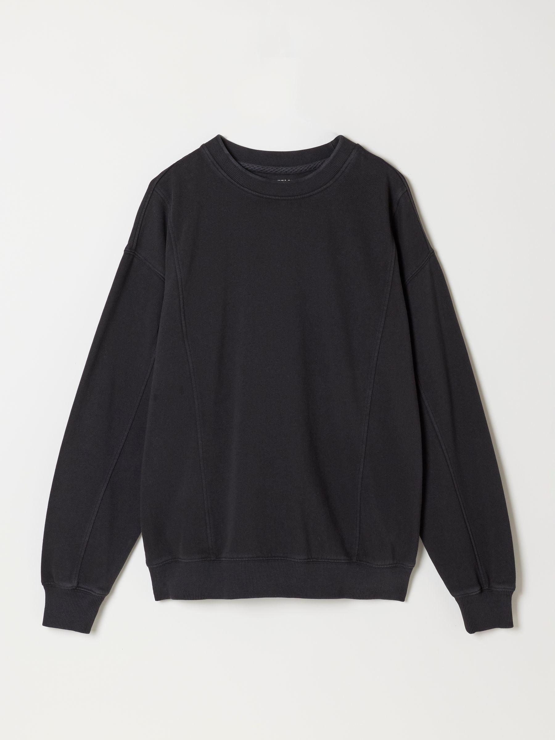 Sienna Black Seam Detail Crew Sweat - Image 5 of 5