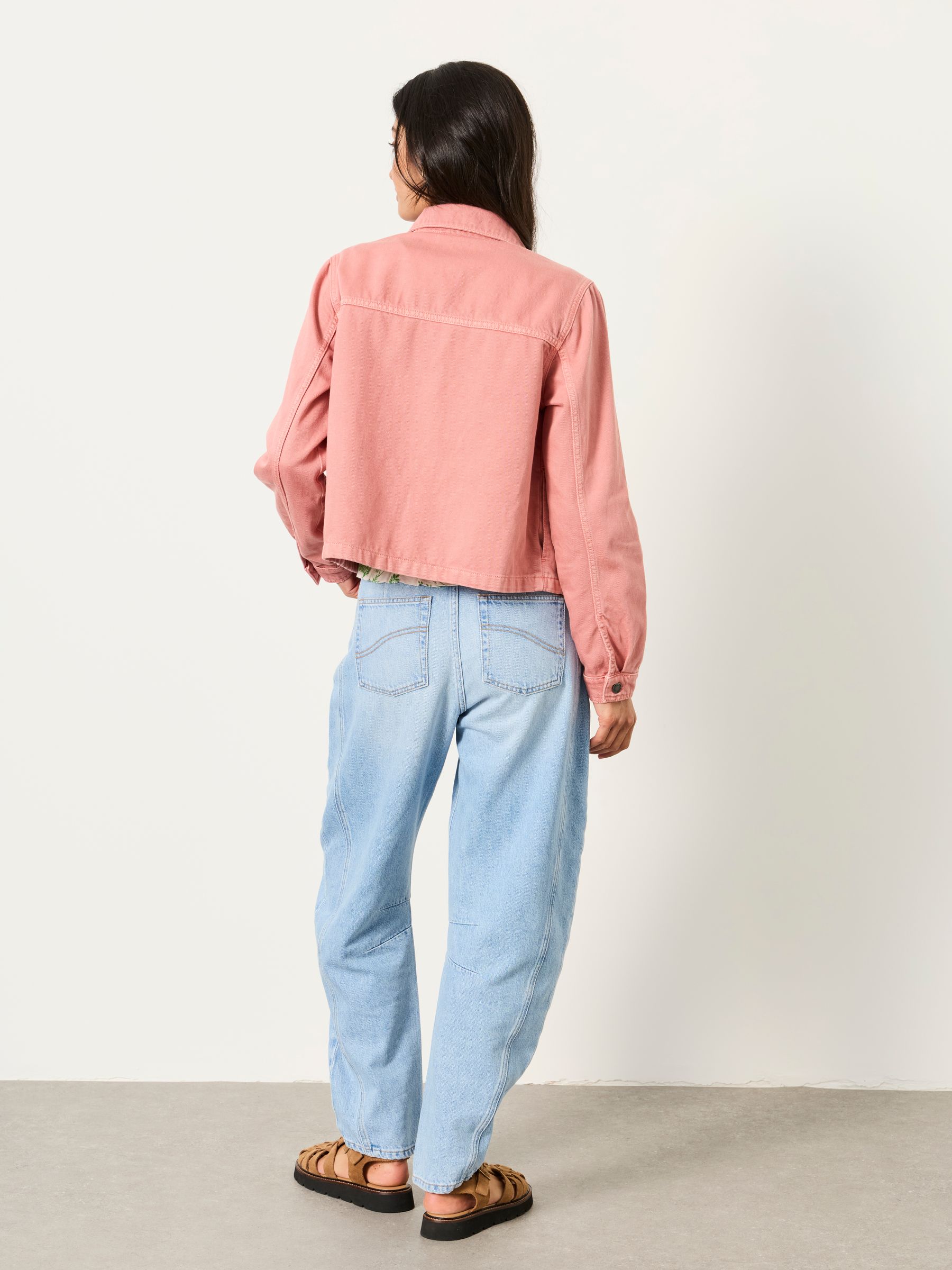 Thea Pink Denim Jacket - Image 2 of 6