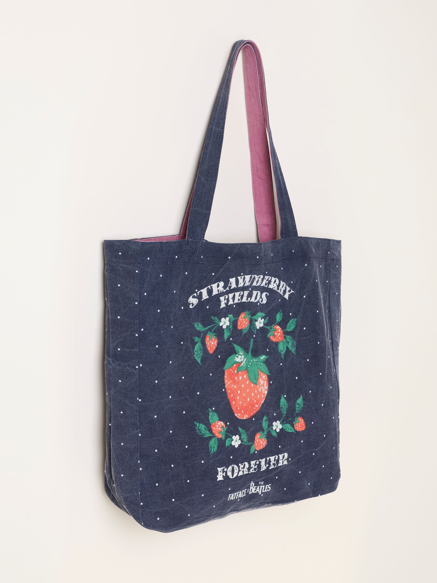 Beatles Navy Reversible Tote Bag - Image 3 of 3