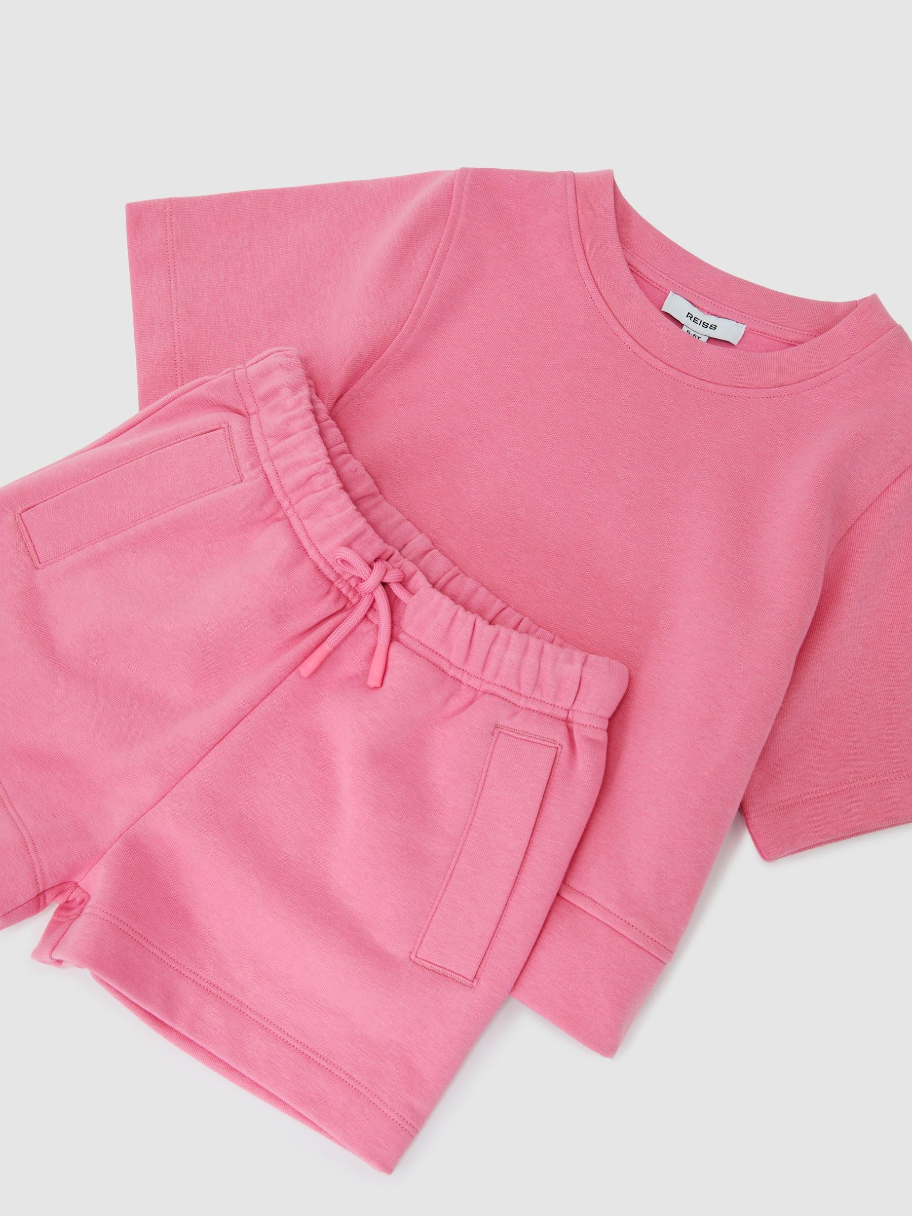 Cotton-blend Sweatshirt And Shorts Set