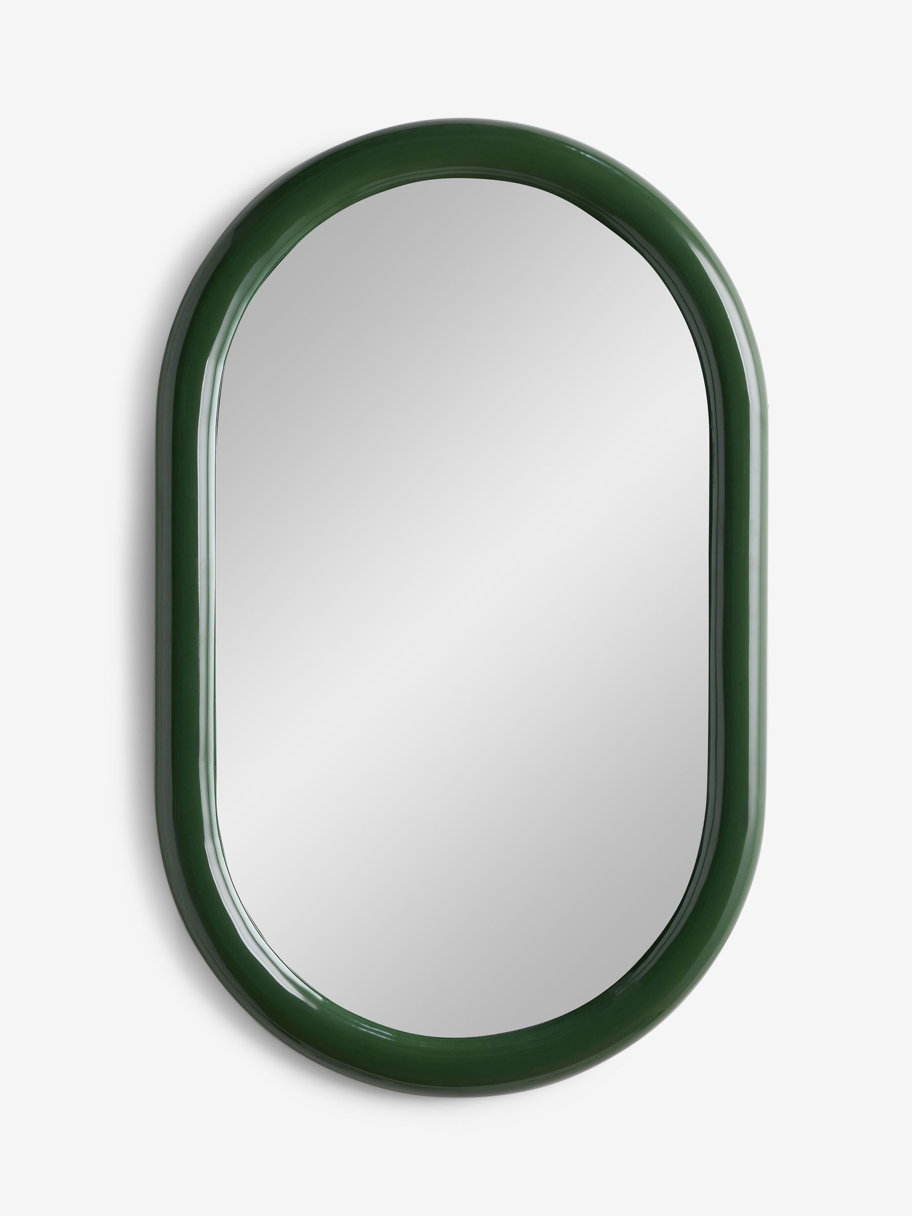 Reya Oval Mirror in Green - Image 5 of 6