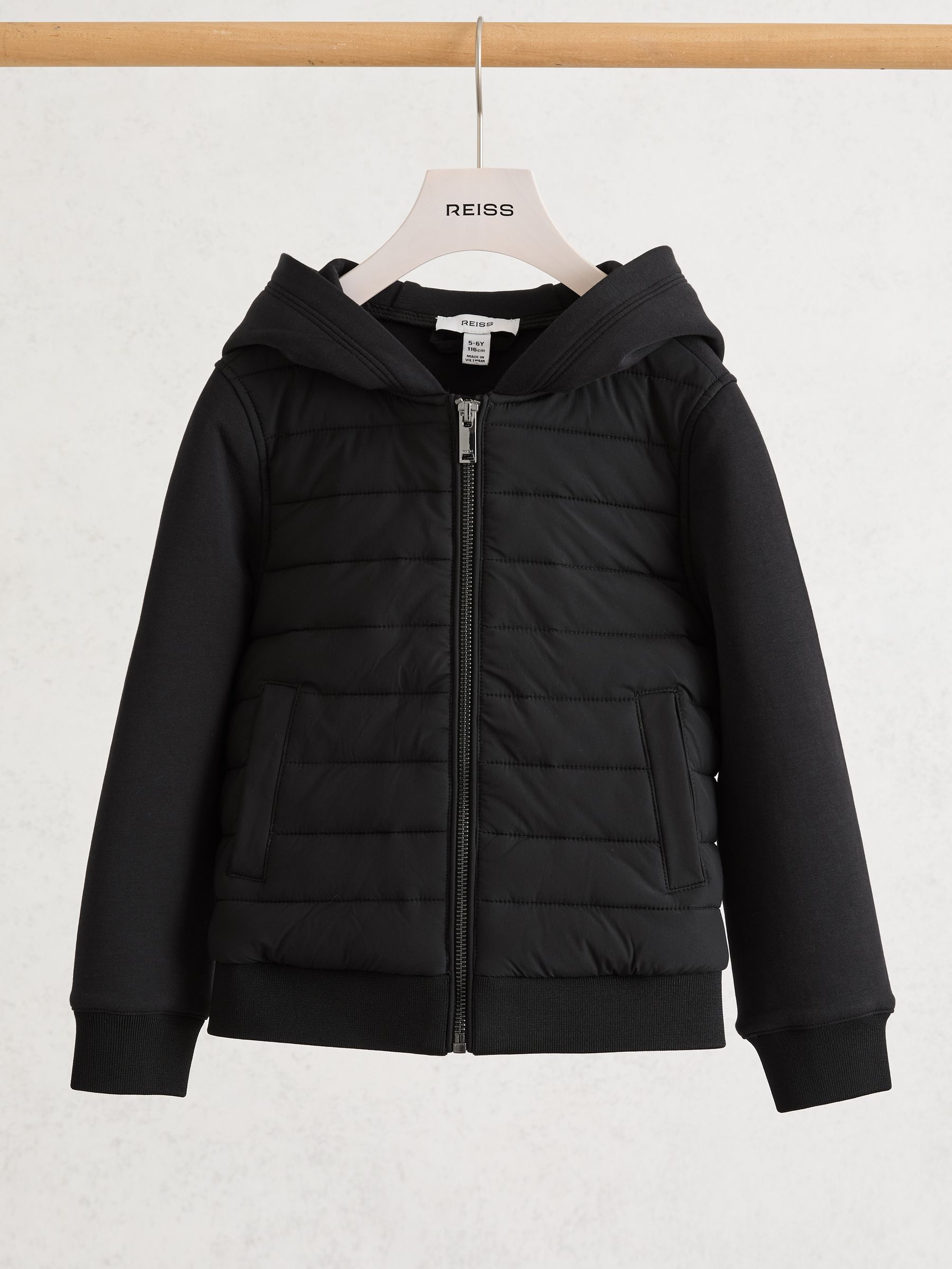Hybrid Zip-through Hooded Jacket