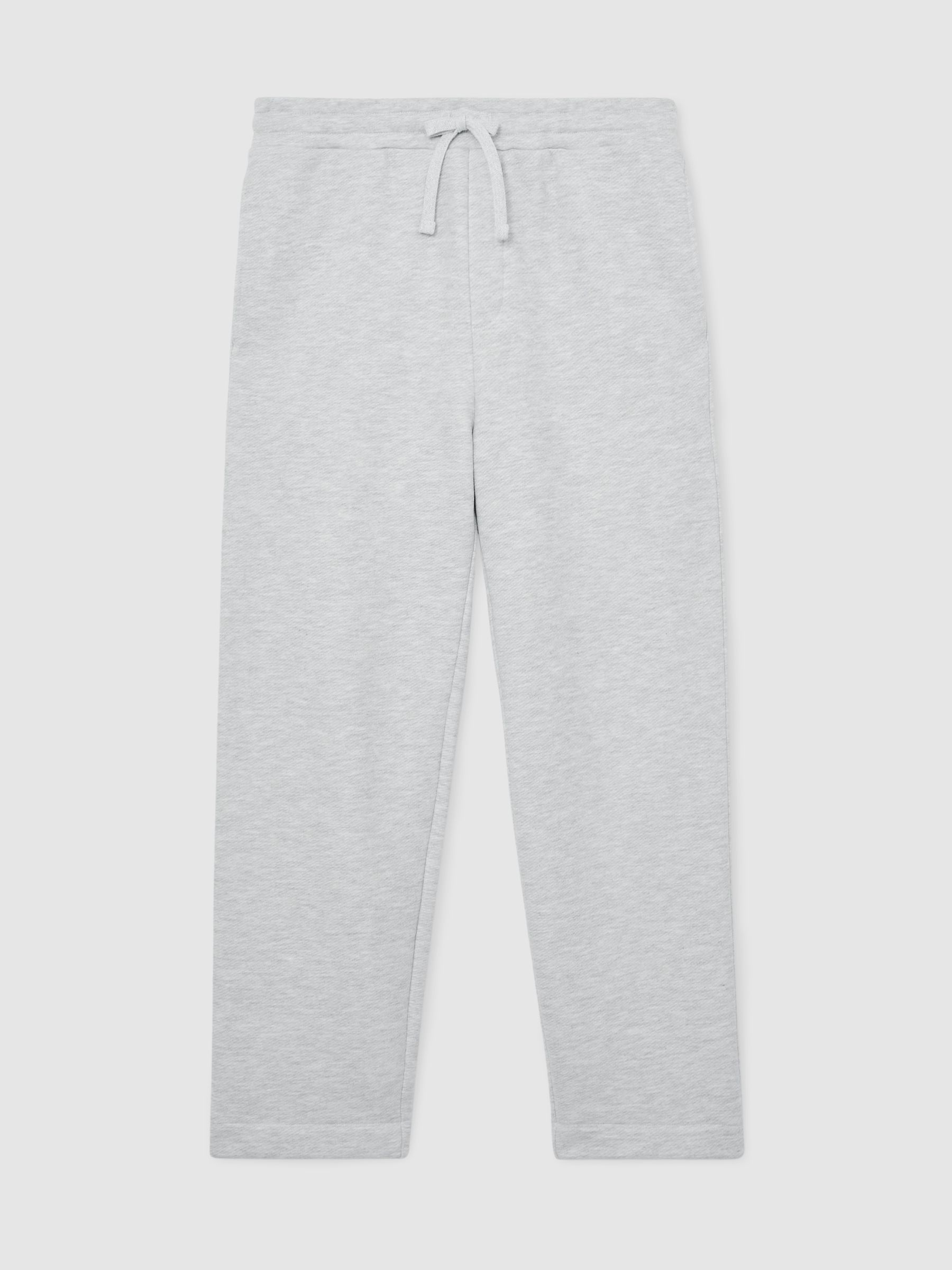 Cotton-Blend Heavyweight Joggers in Grey Melange - Image 2 of 7