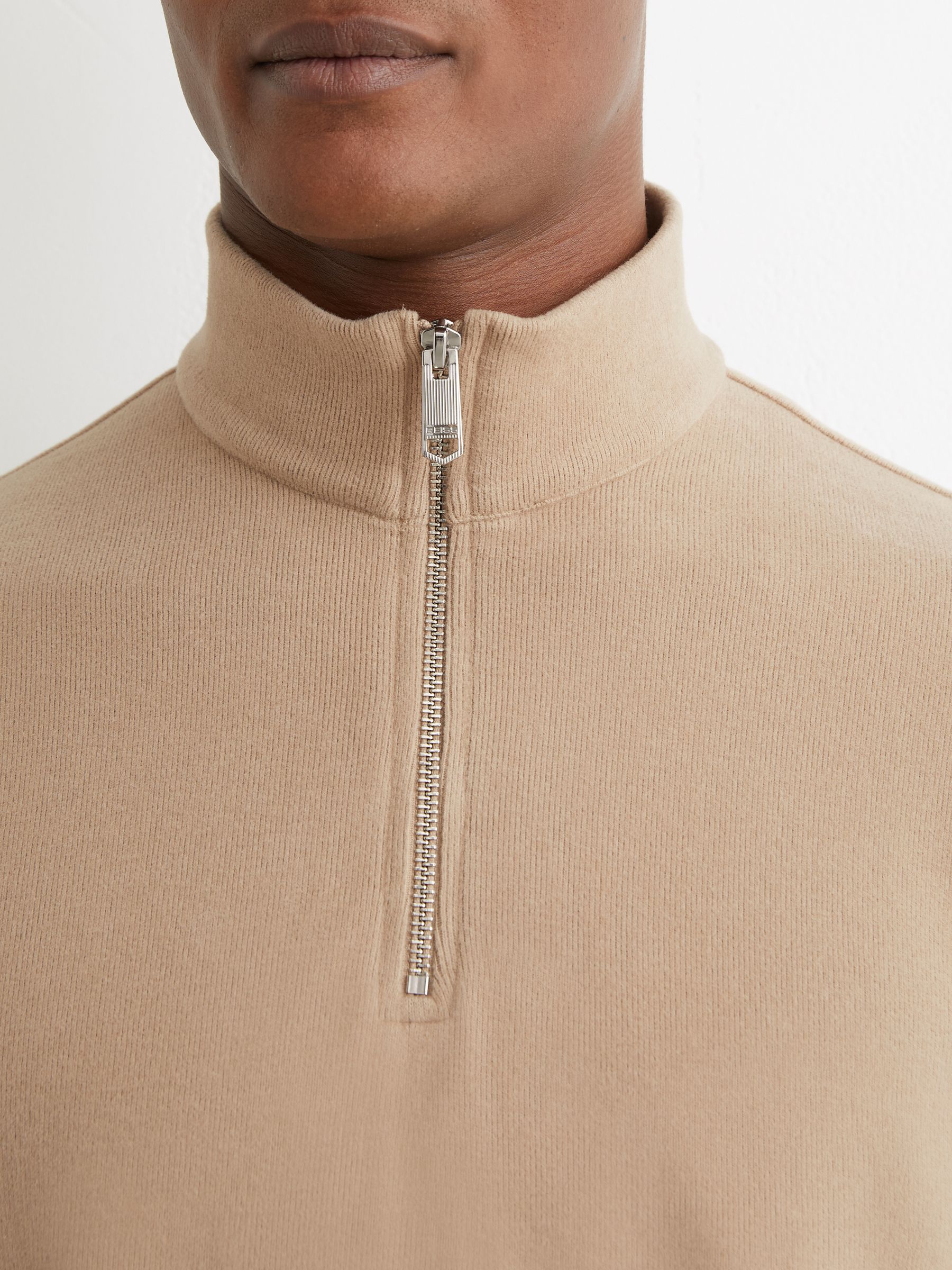 Polo Shirt in Camel Brown - Image 4 of 6