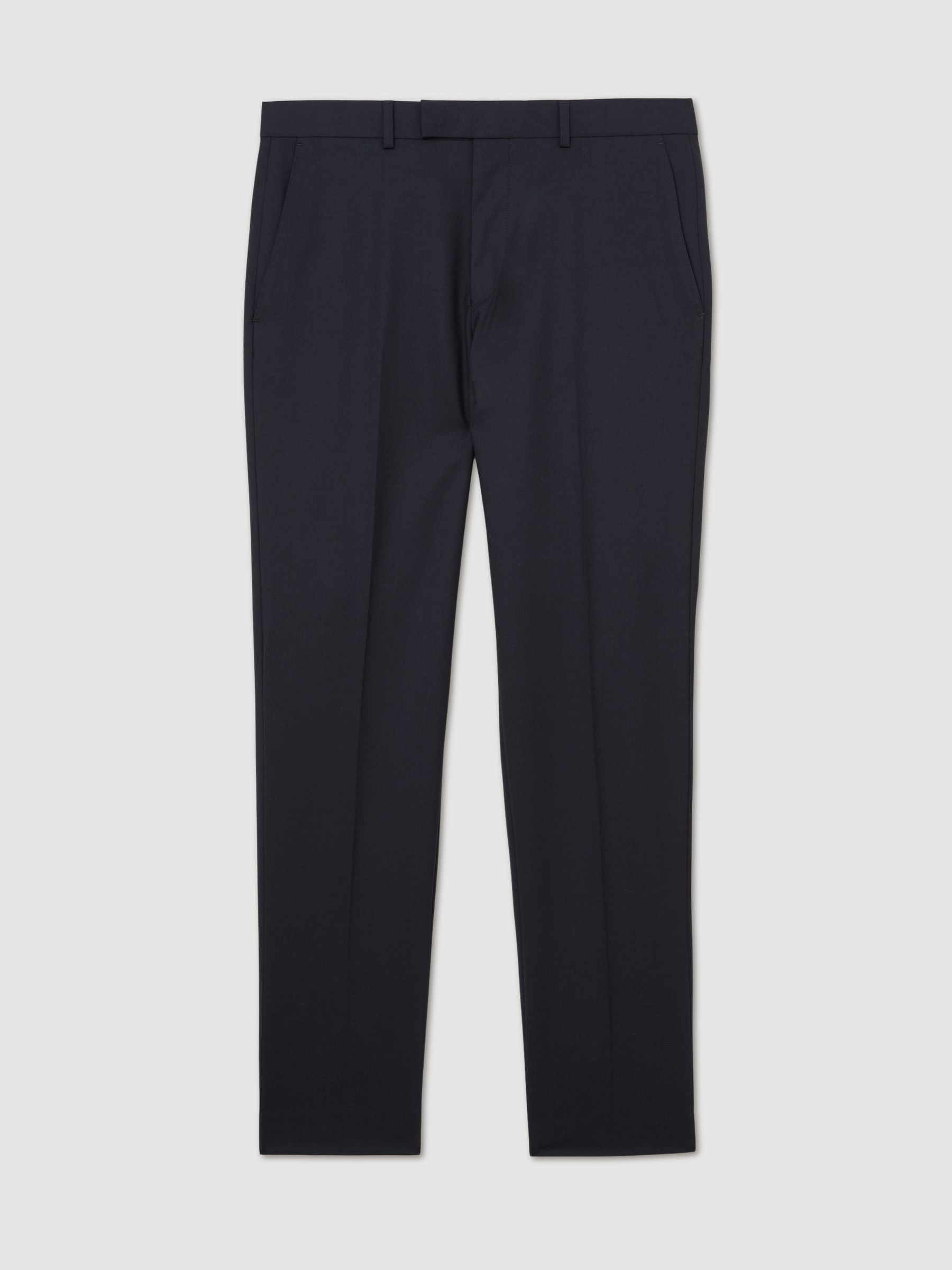 Tailored Fit Suit Trousers in Navy - image 1
