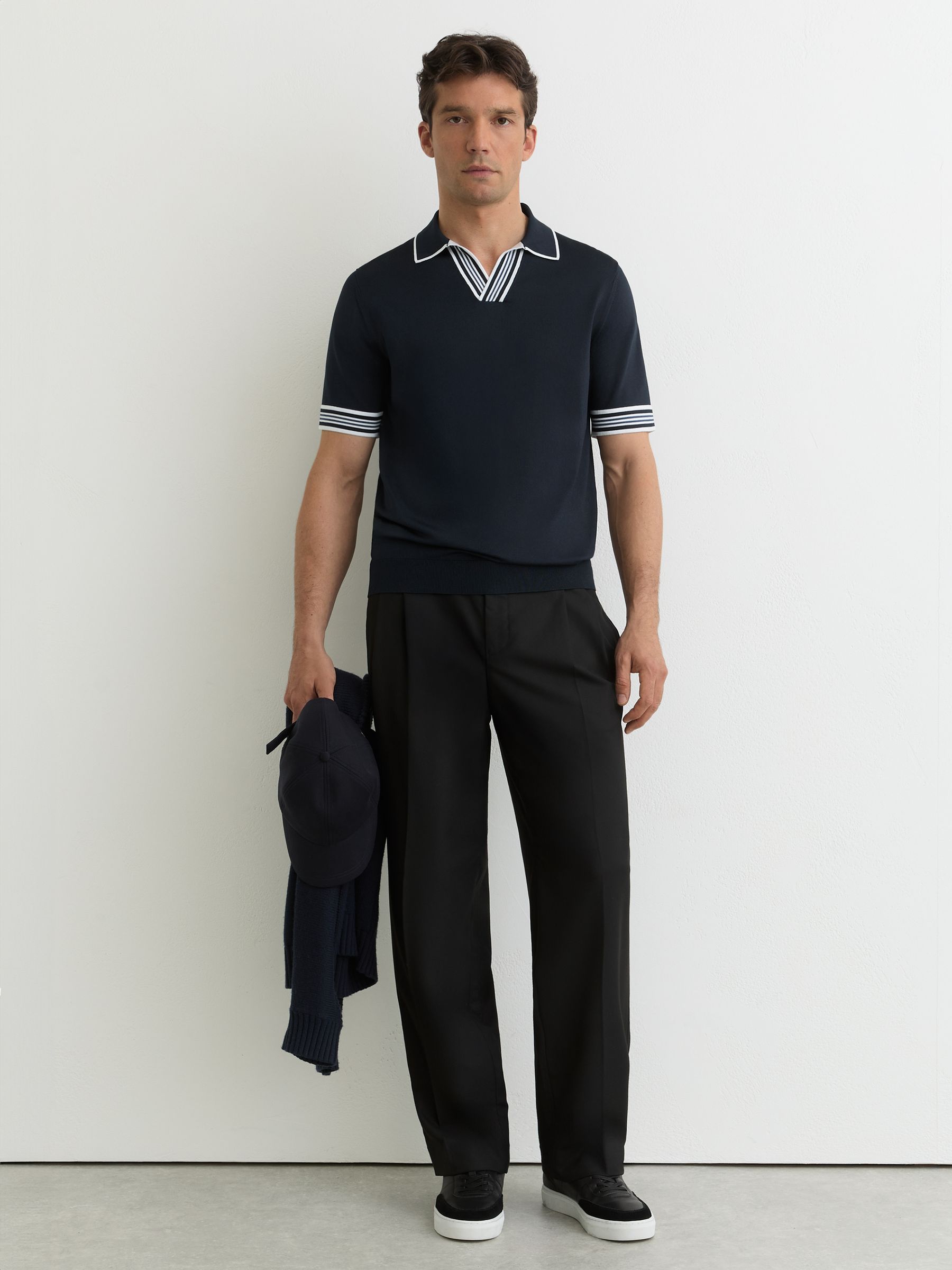 Polo Shirts in Navy - Image 3 of 7