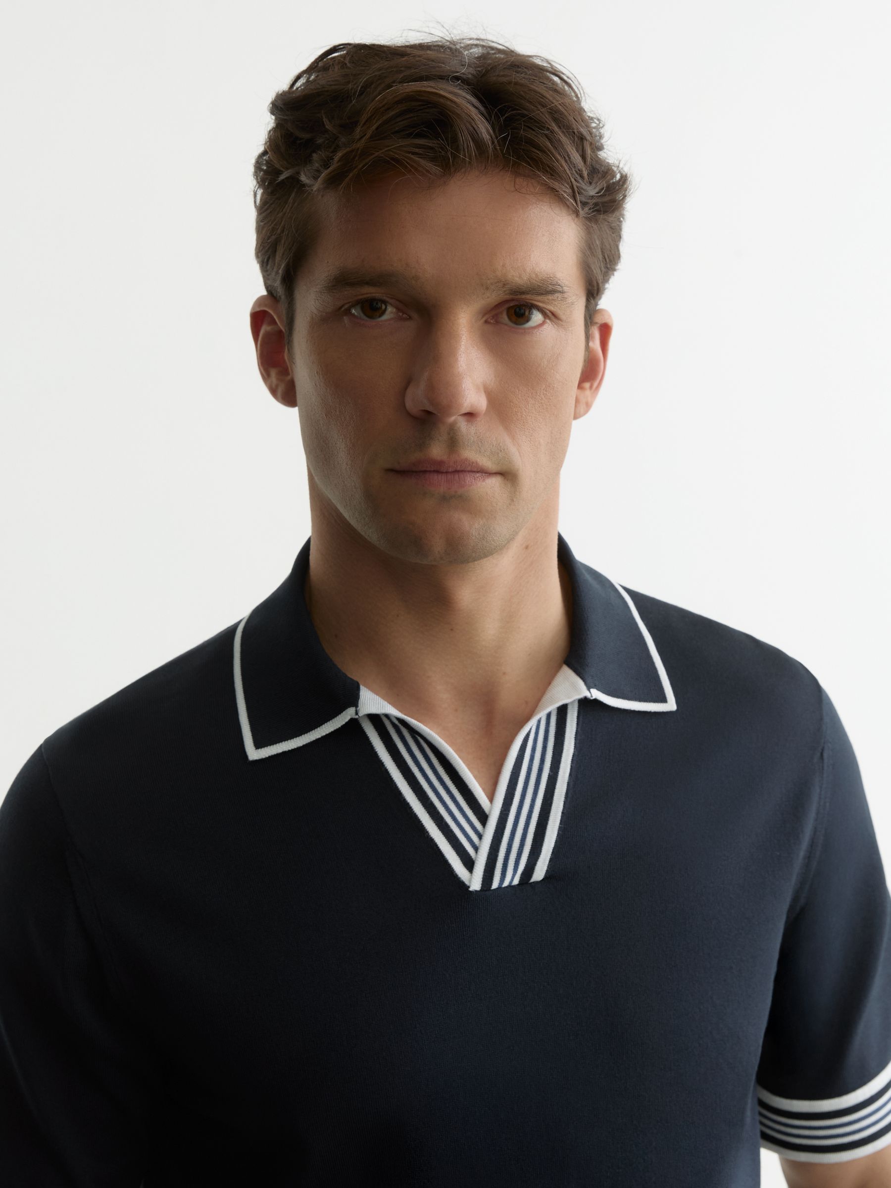 Polo Shirts in Navy - Image 4 of 7
