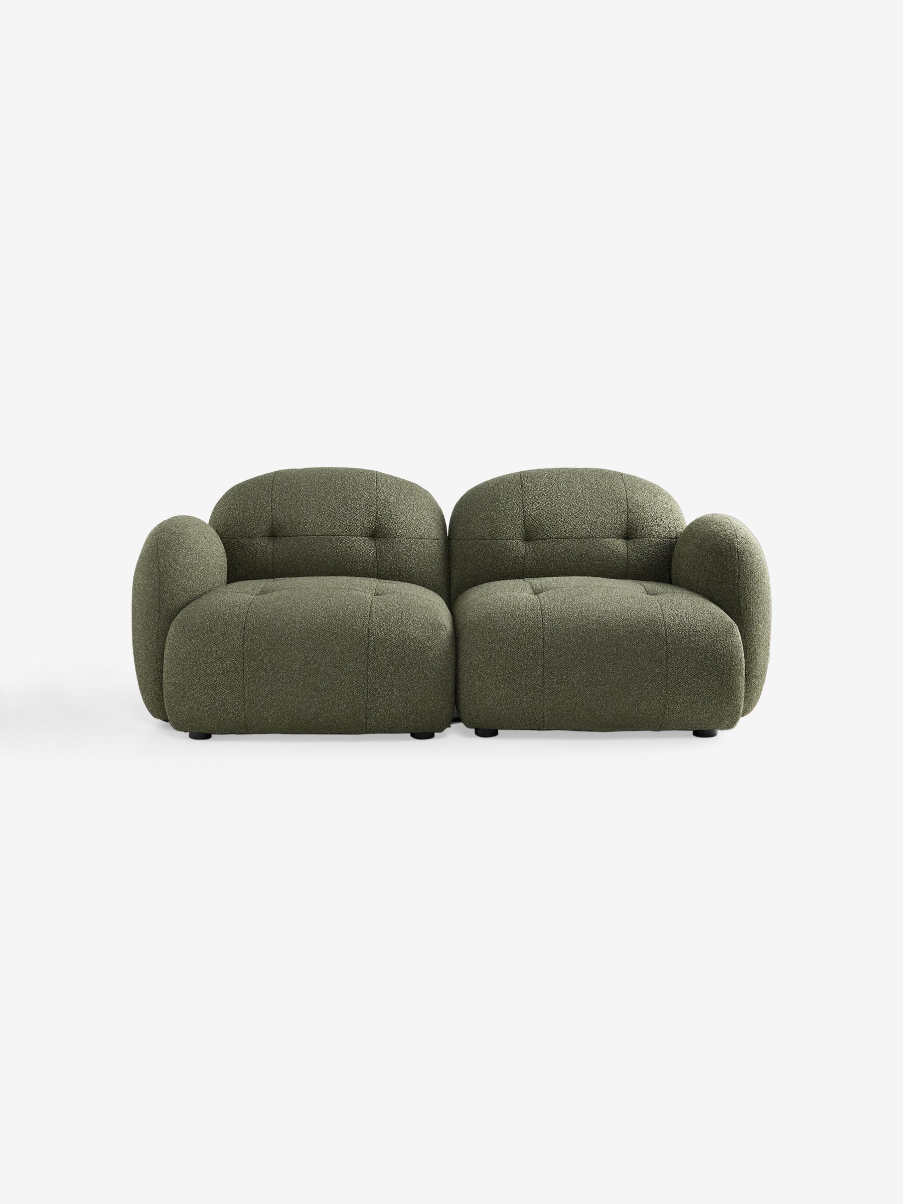 Alban Modular Sofa in Forest Green Soft Touch Boucle - Image 5 of 5