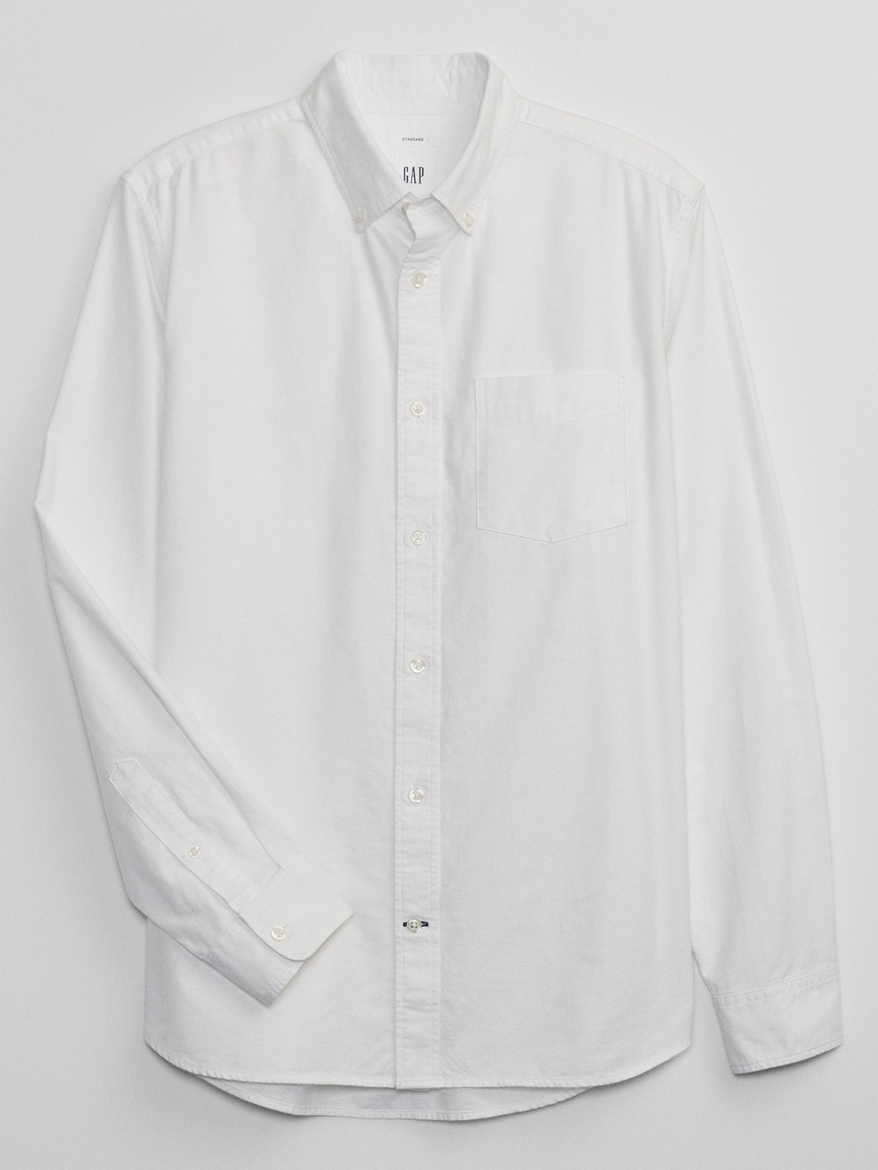 White Oxford Shirt in Standard Fit - Image 3 of 3