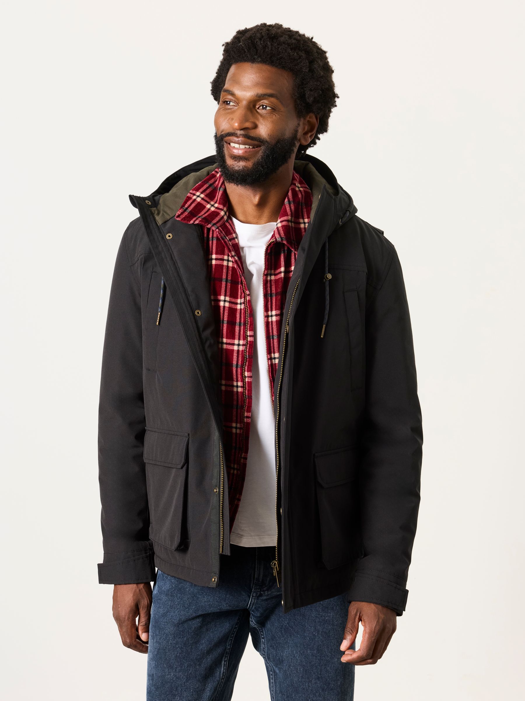 Waterproof Jacket in Black - Image 1 of 6