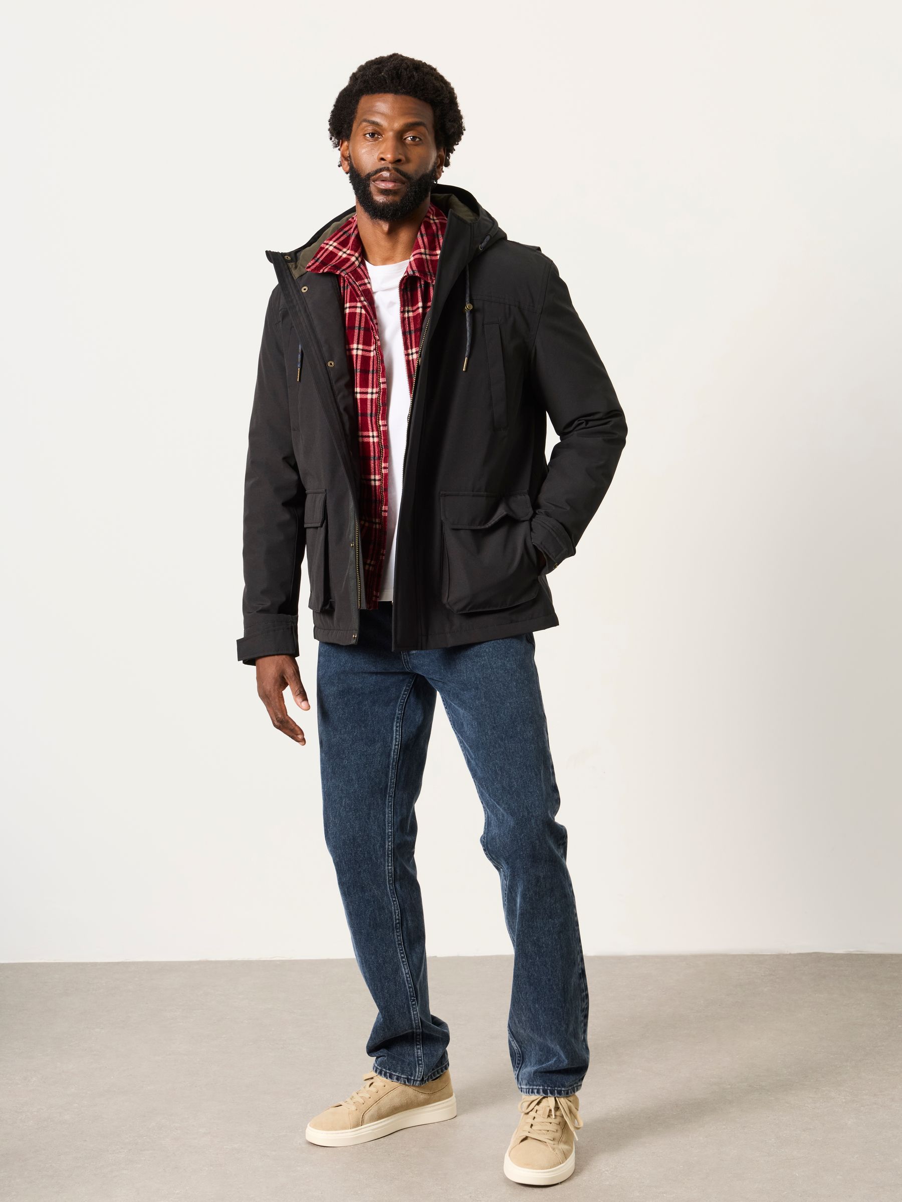 Waterproof Jacket in Black - Image 3 of 6