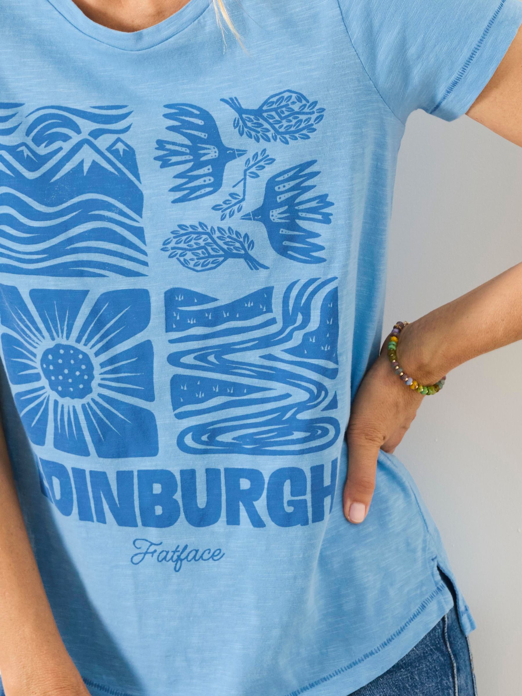 ALOA Blue Edinburgh Land Tee - Image 4 of 5