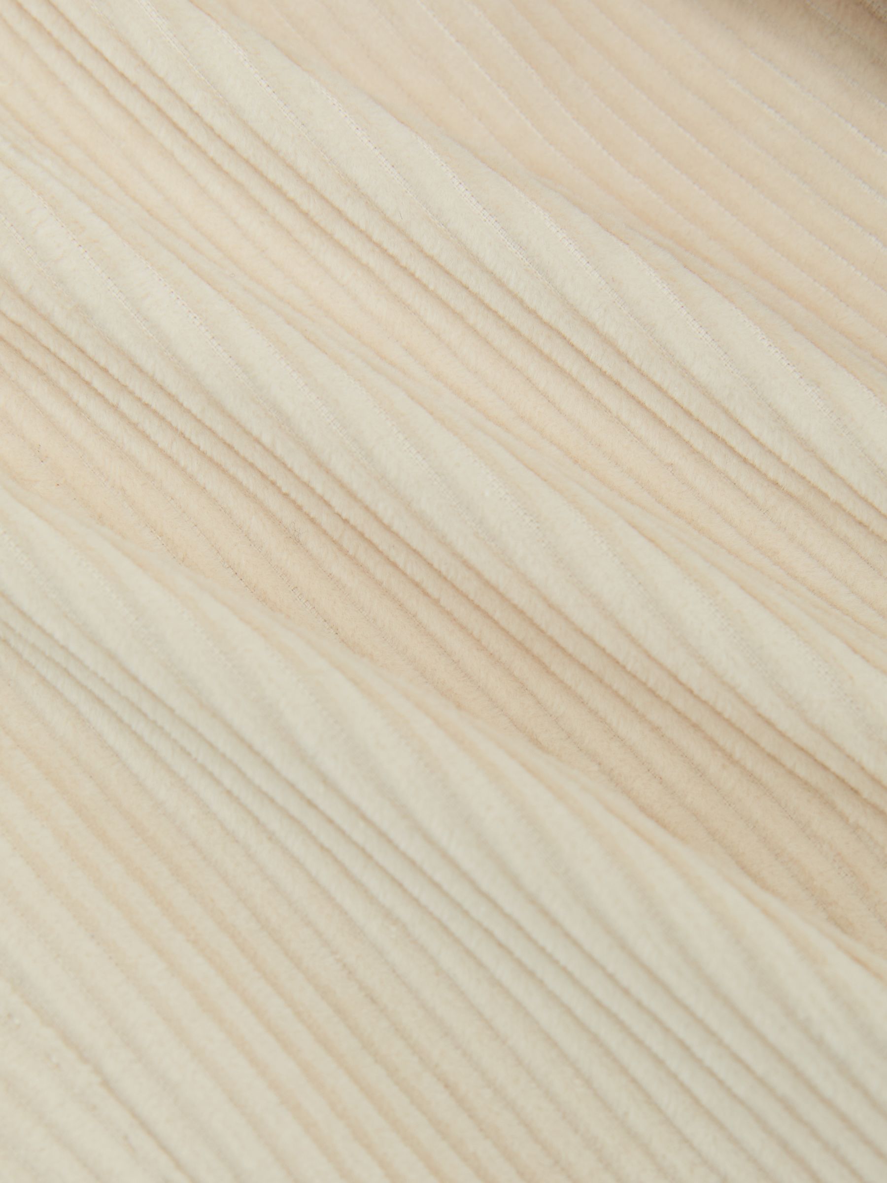 Corduroy Single-Breasted Tailored-Fit Blazer in Off White - image 2
