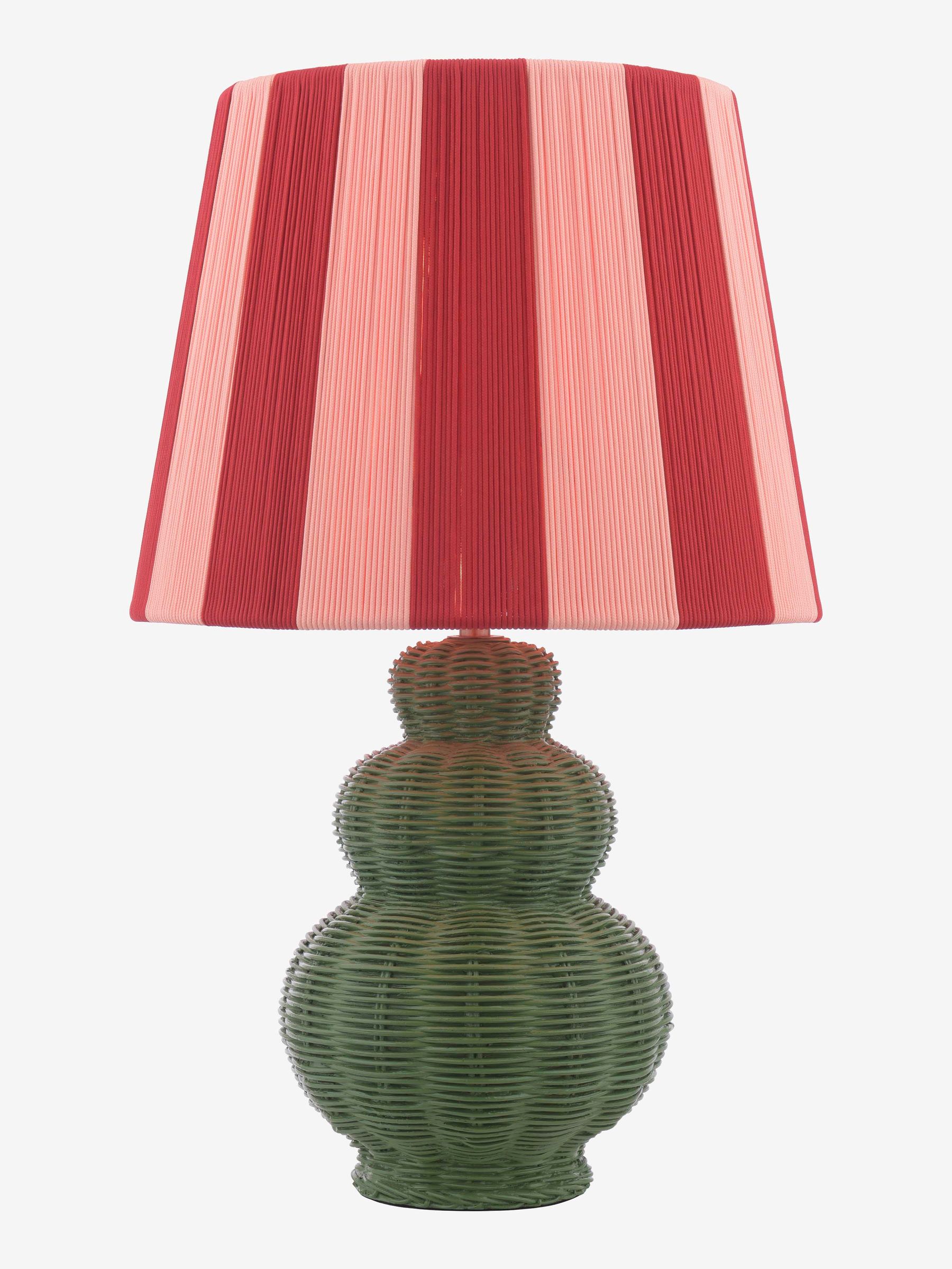 Pink  Green Whitby Table Lamp - Image 3 of 6