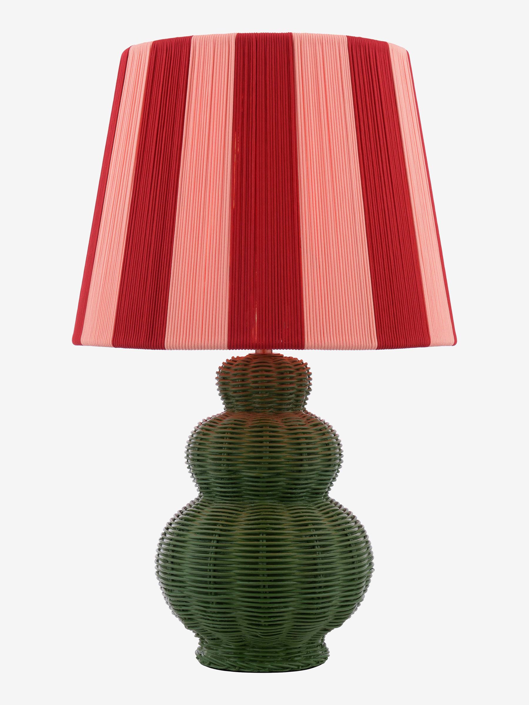 Pink  Green Whitby Table Lamp - Image 4 of 6