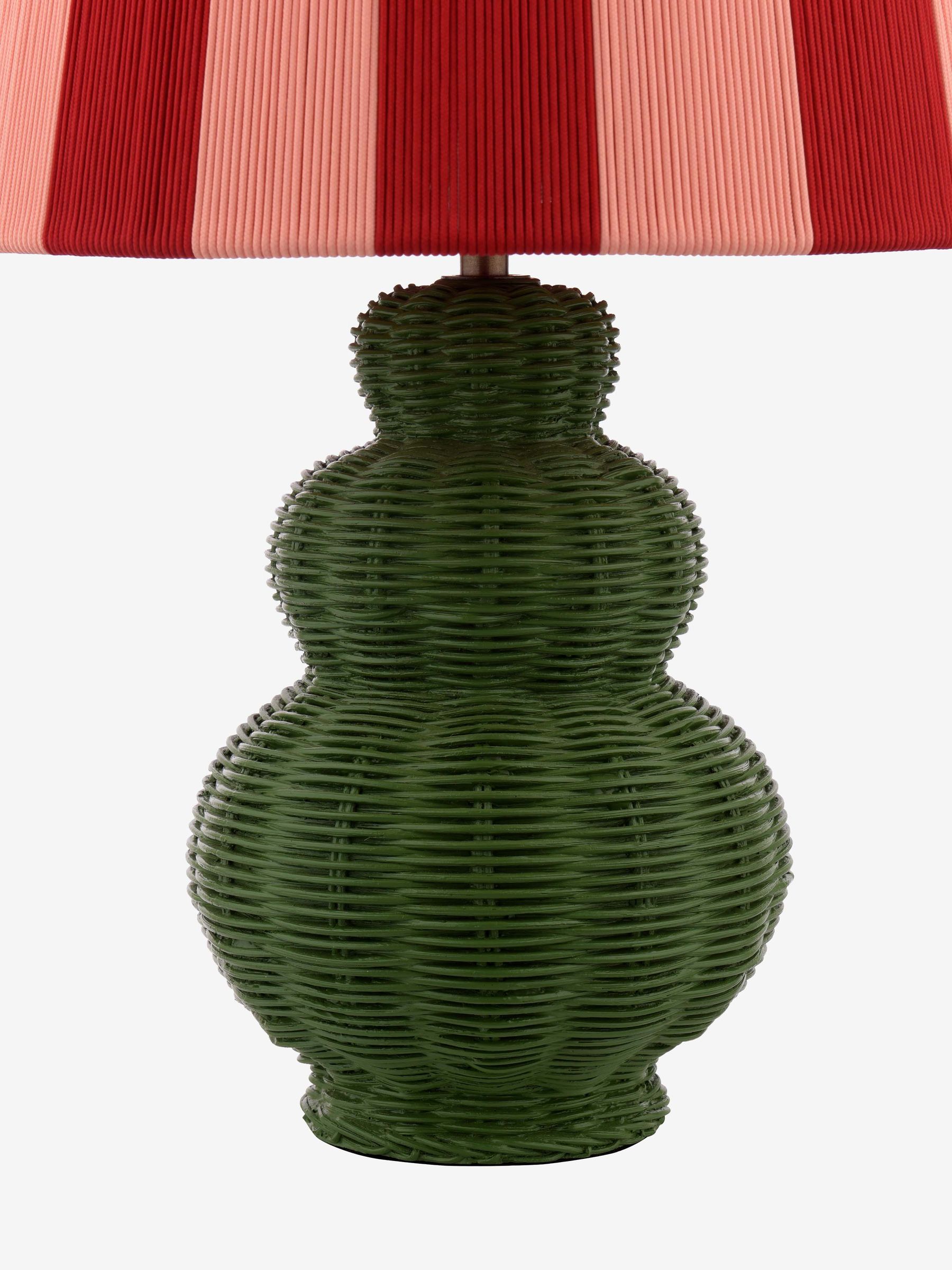 Pink  Green Whitby Table Lamp - Image 6 of 6