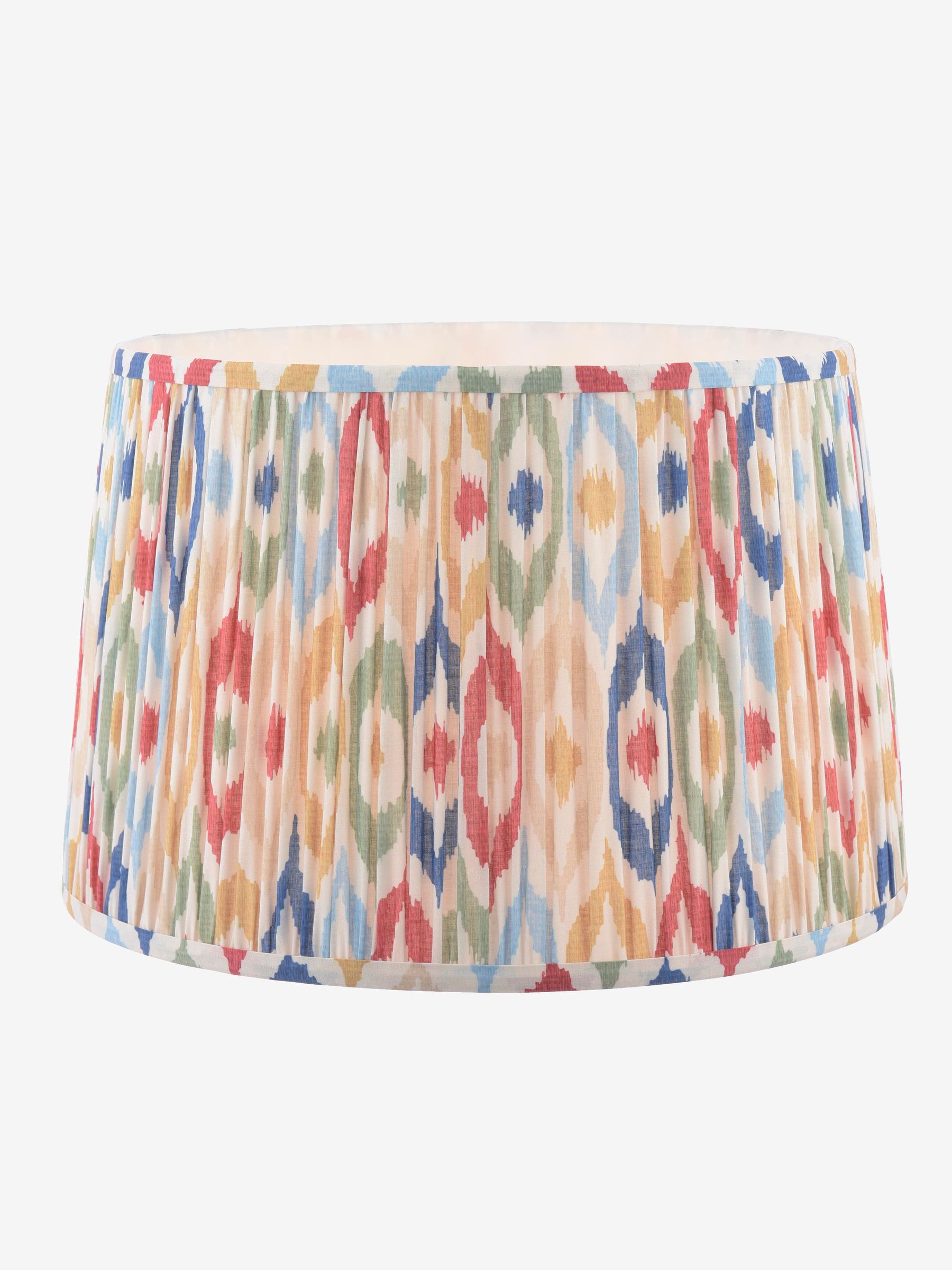 Multi Folly Pleated Cotton Easyfit Lamp Shade - Image 3 of 7