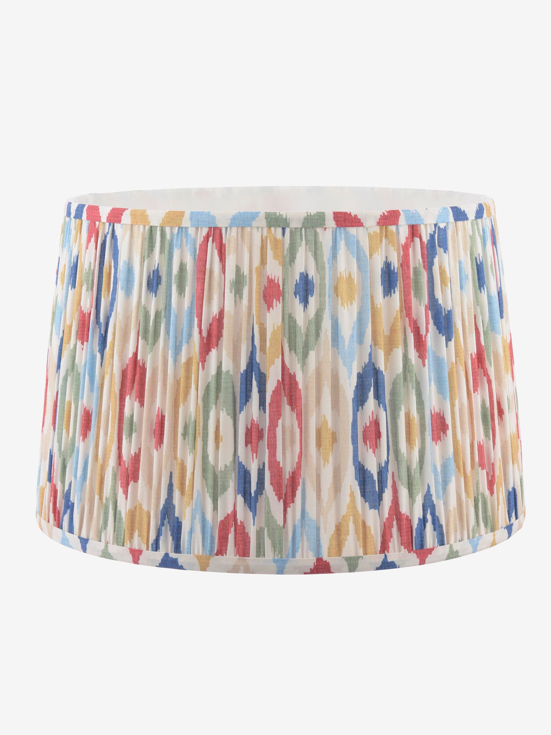 Multi Folly Pleated Cotton Easyfit Lamp Shade - Image 4 of 7