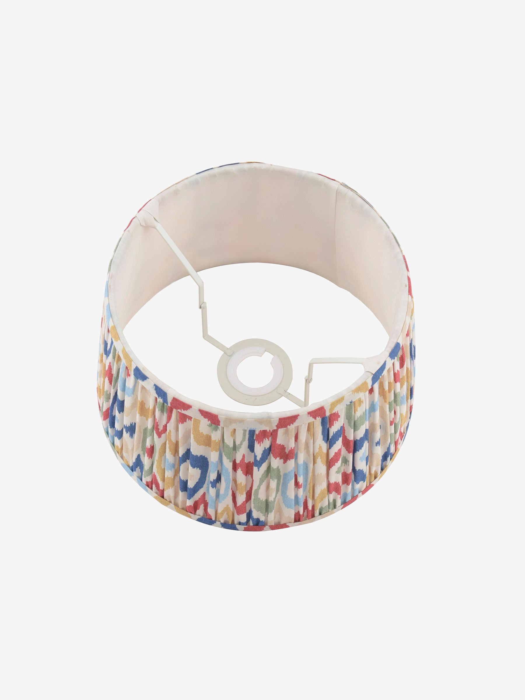 Multi Folly Pleated Cotton Easyfit Lamp Shade - Image 5 of 7
