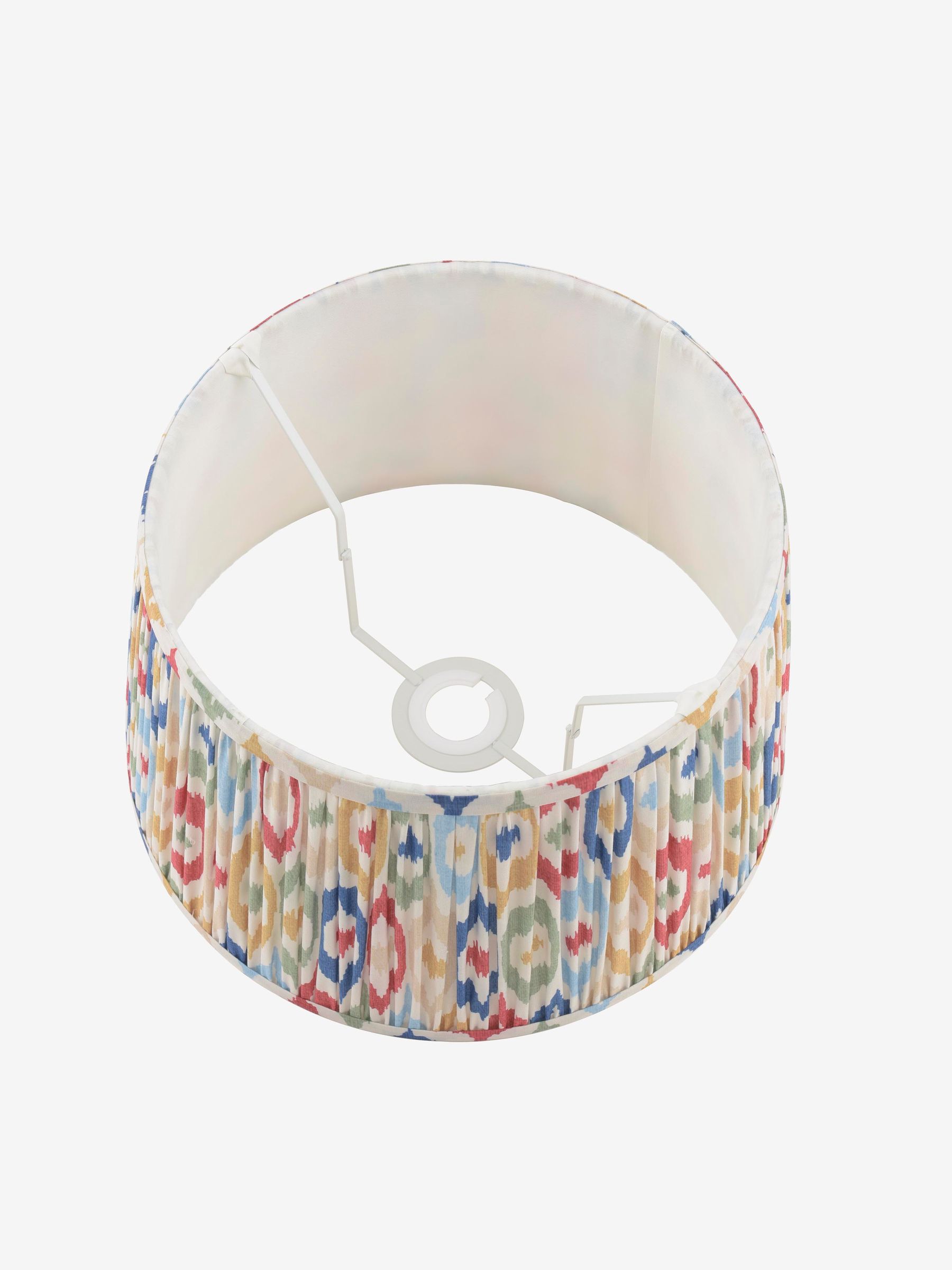 Multi Folly Pleated Cotton Easyfit Lamp Shade - Image 6 of 7