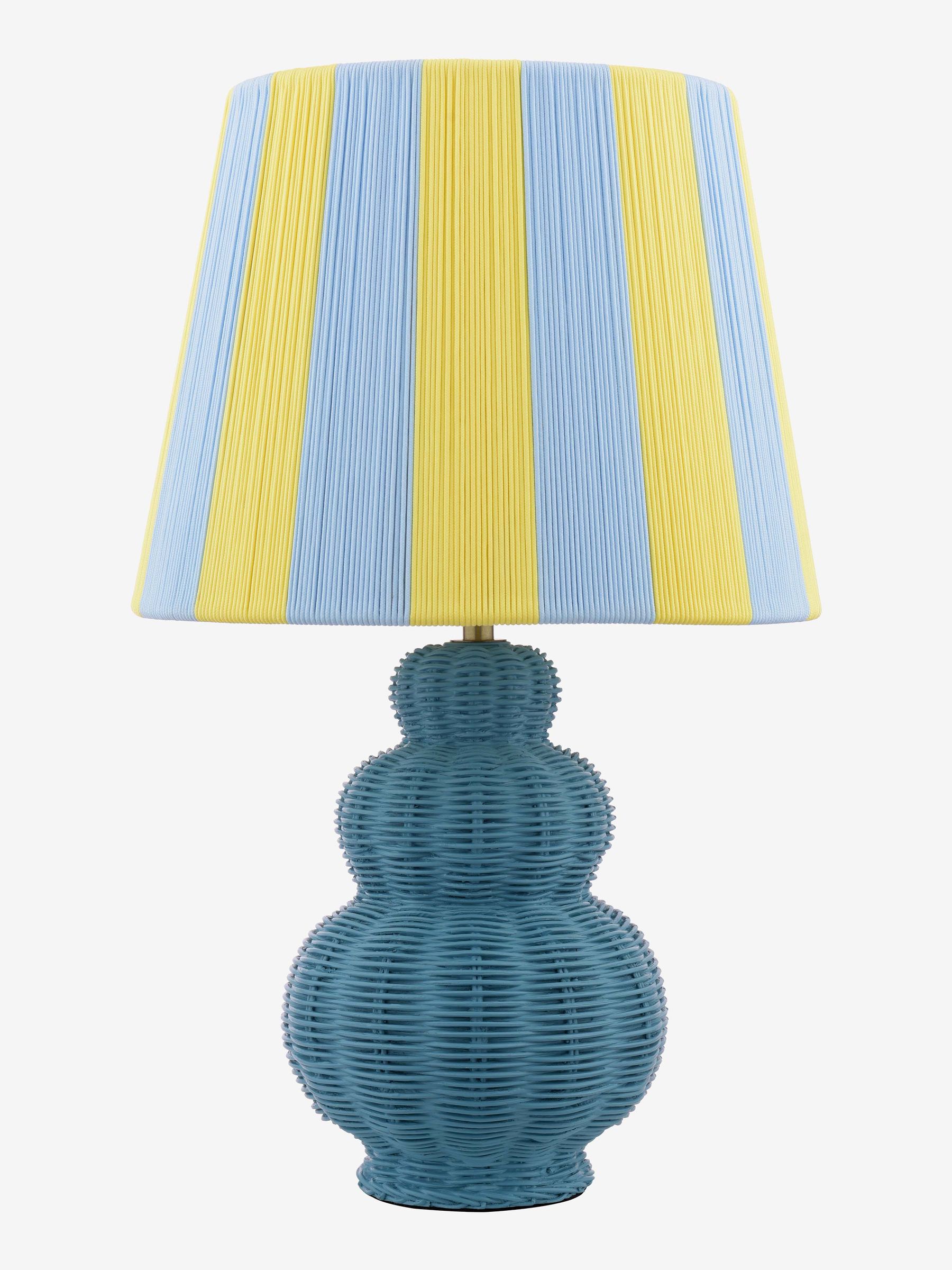 Blue  Yellow Whitby Table Lamp - Image 4 of 6