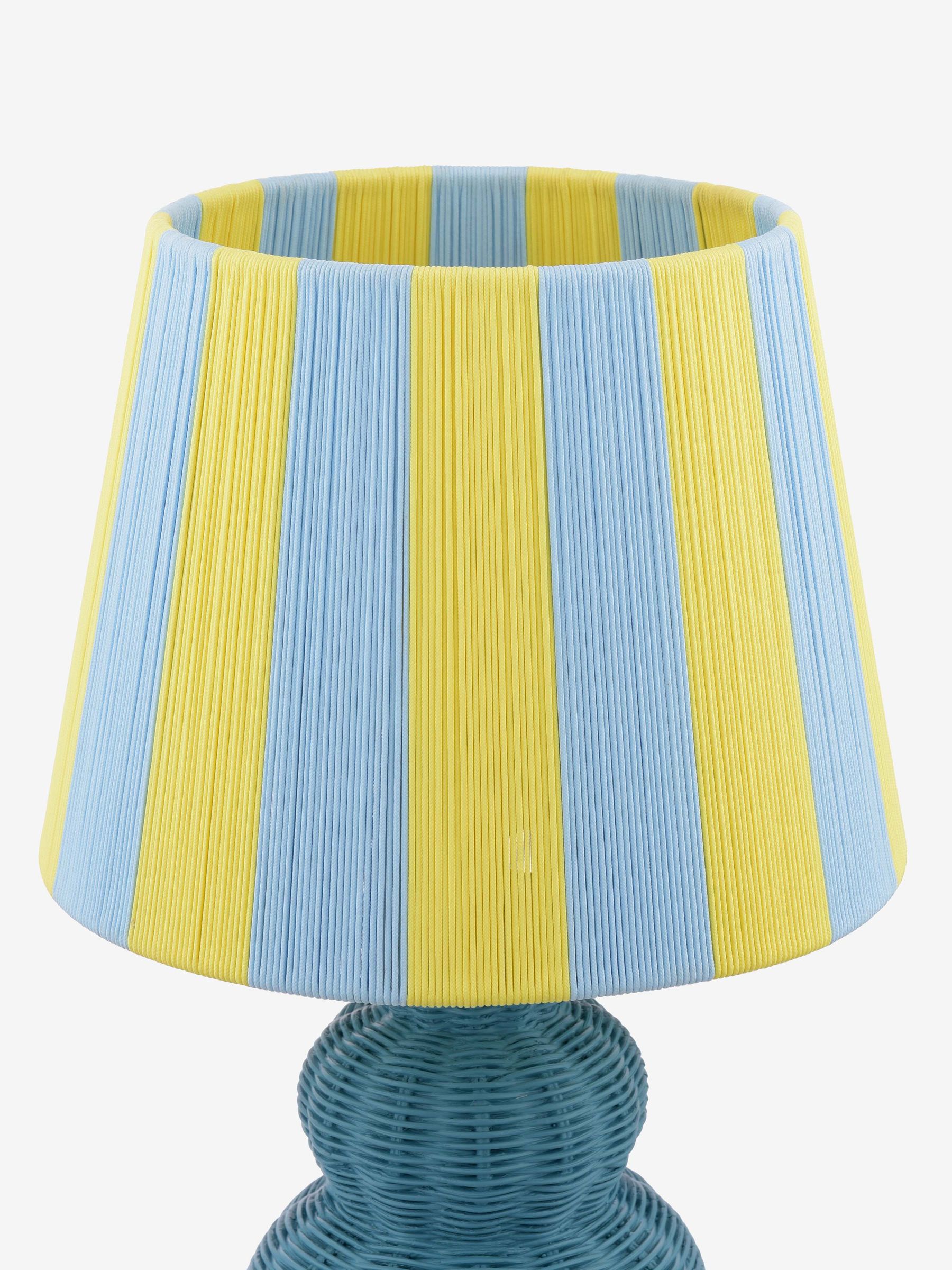 Blue  Yellow Whitby Table Lamp - Image 5 of 6