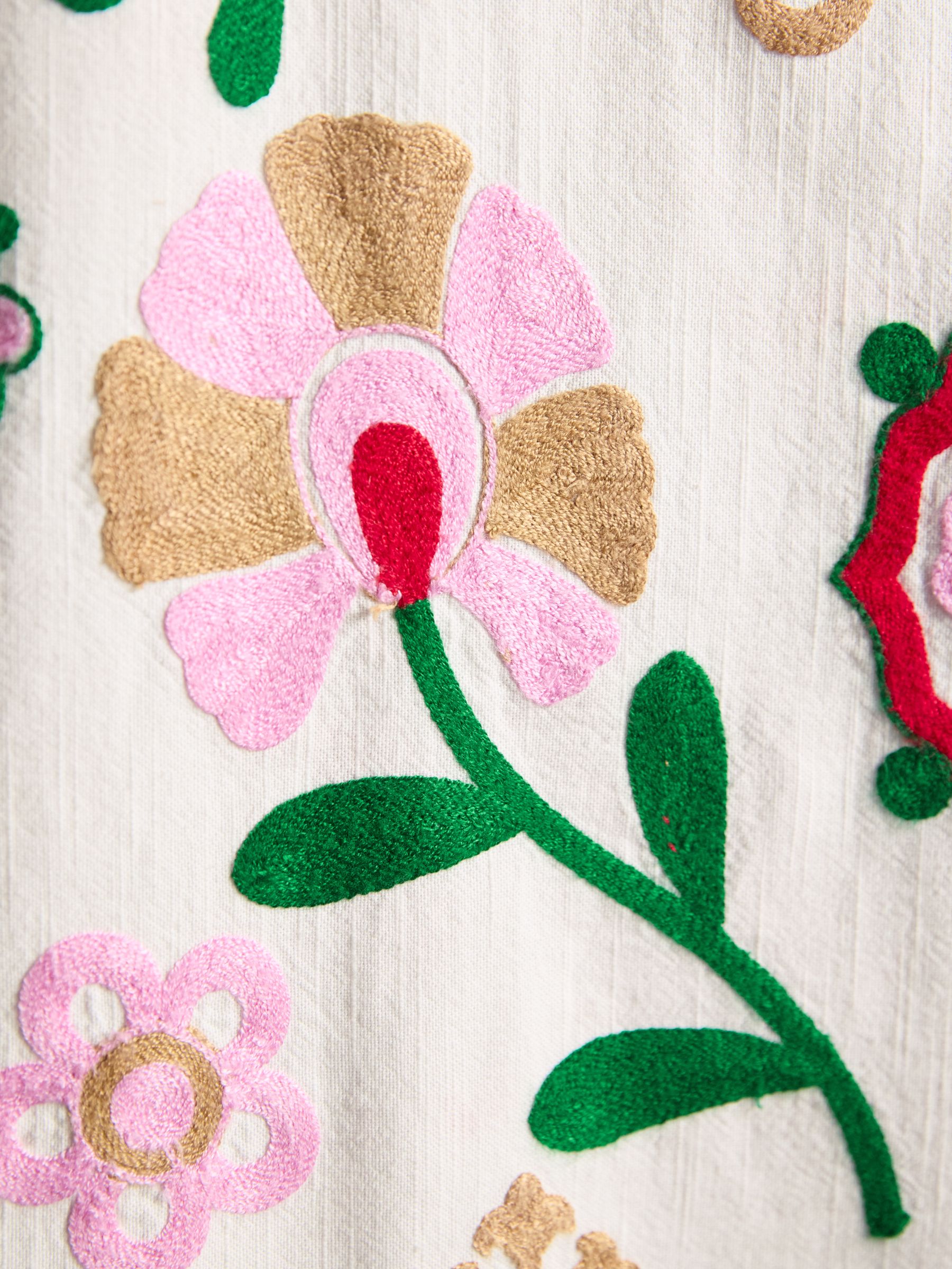 Multi/White Embroidered Item Jacket - Image 11 of 12