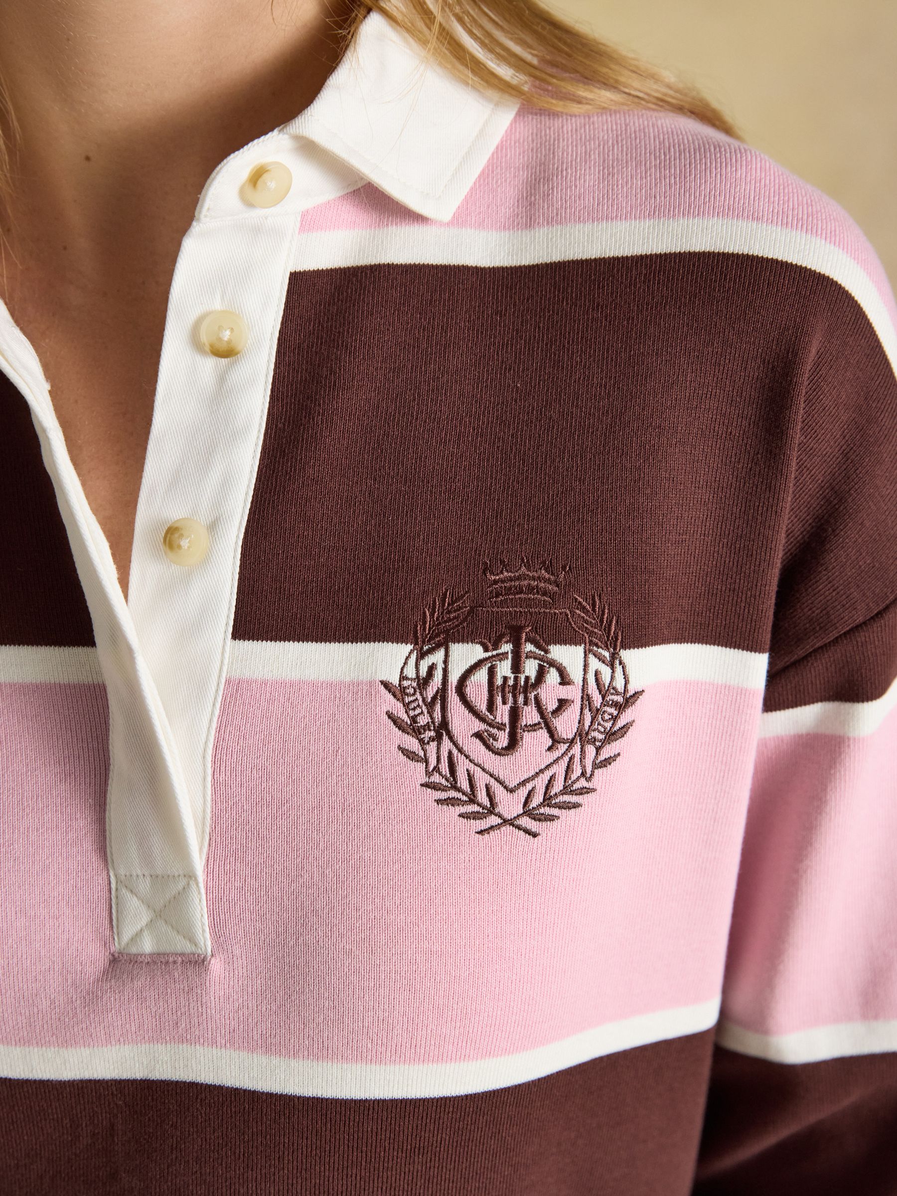 Hattie Pink Long Sleeve Rugby Dress - Image 4 of 8