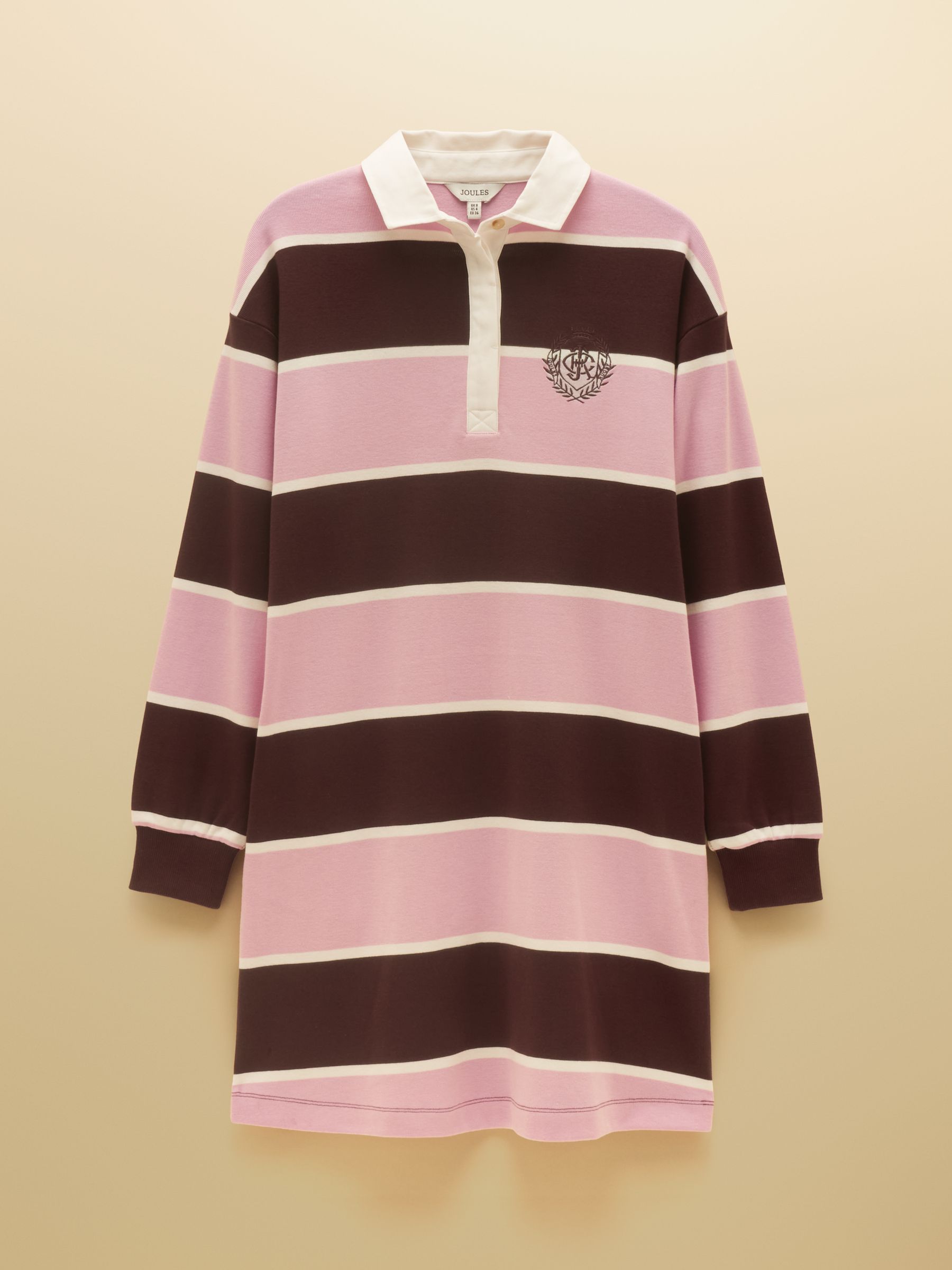Hattie Pink Long Sleeve Rugby Dress - Image 8 of 8 Hattie Pink Long Sleeve Rugby Dress - Image 8 of 8