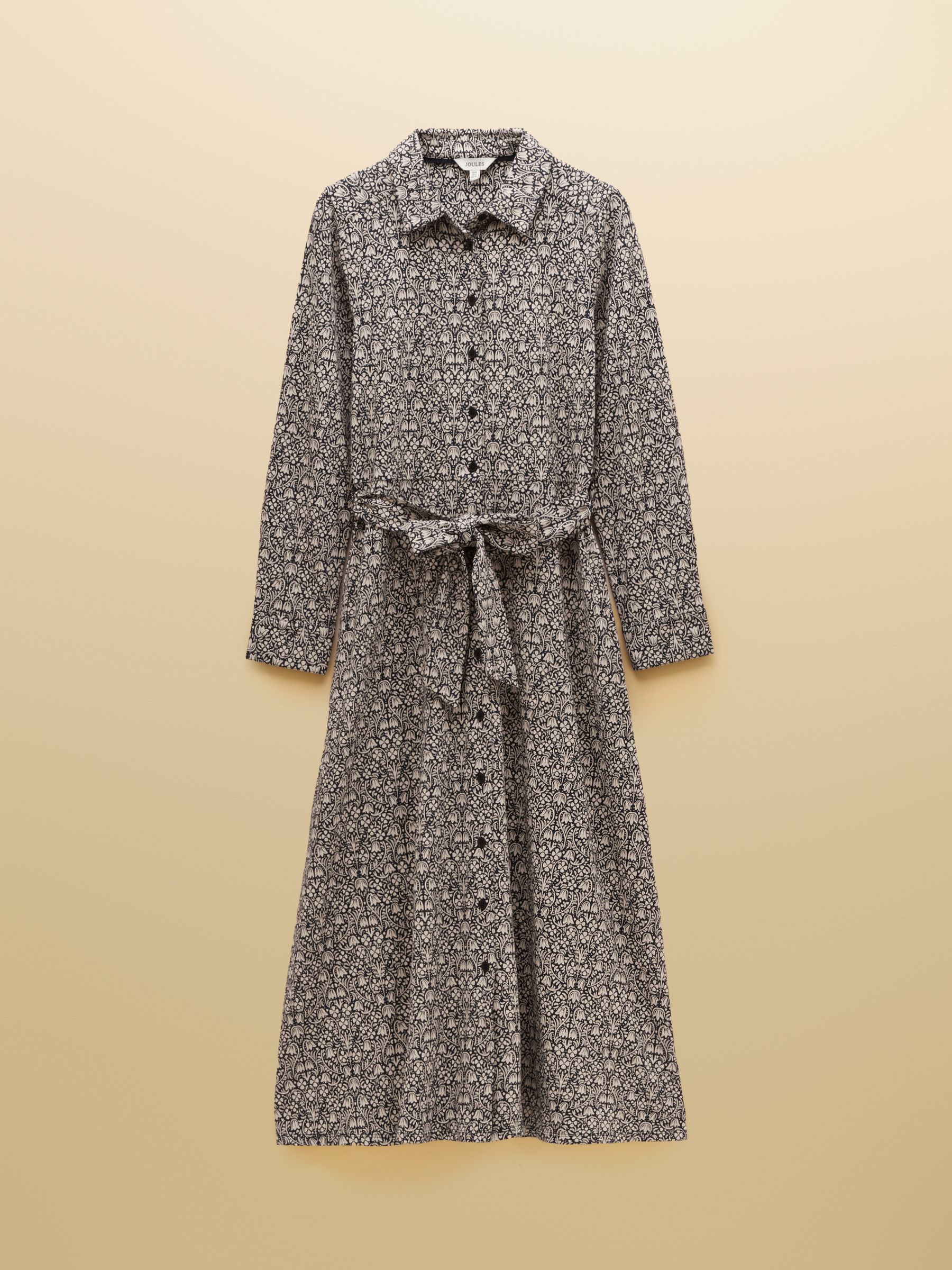 Theodora Navy Jersey Shirt Dress - Image 6 of 6